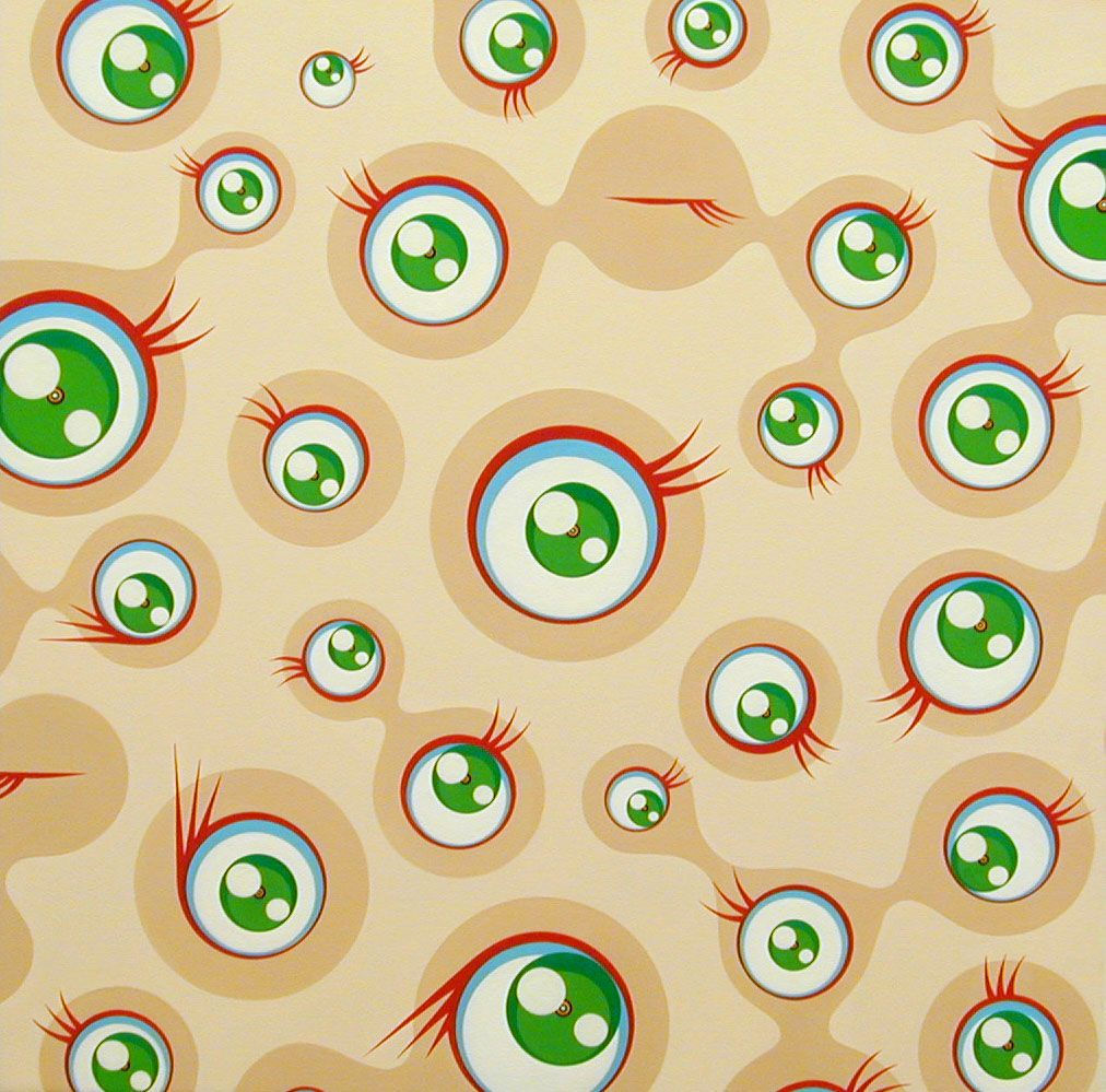 Takashi Murakami, Jellyfish Eyes Cream, 2001
