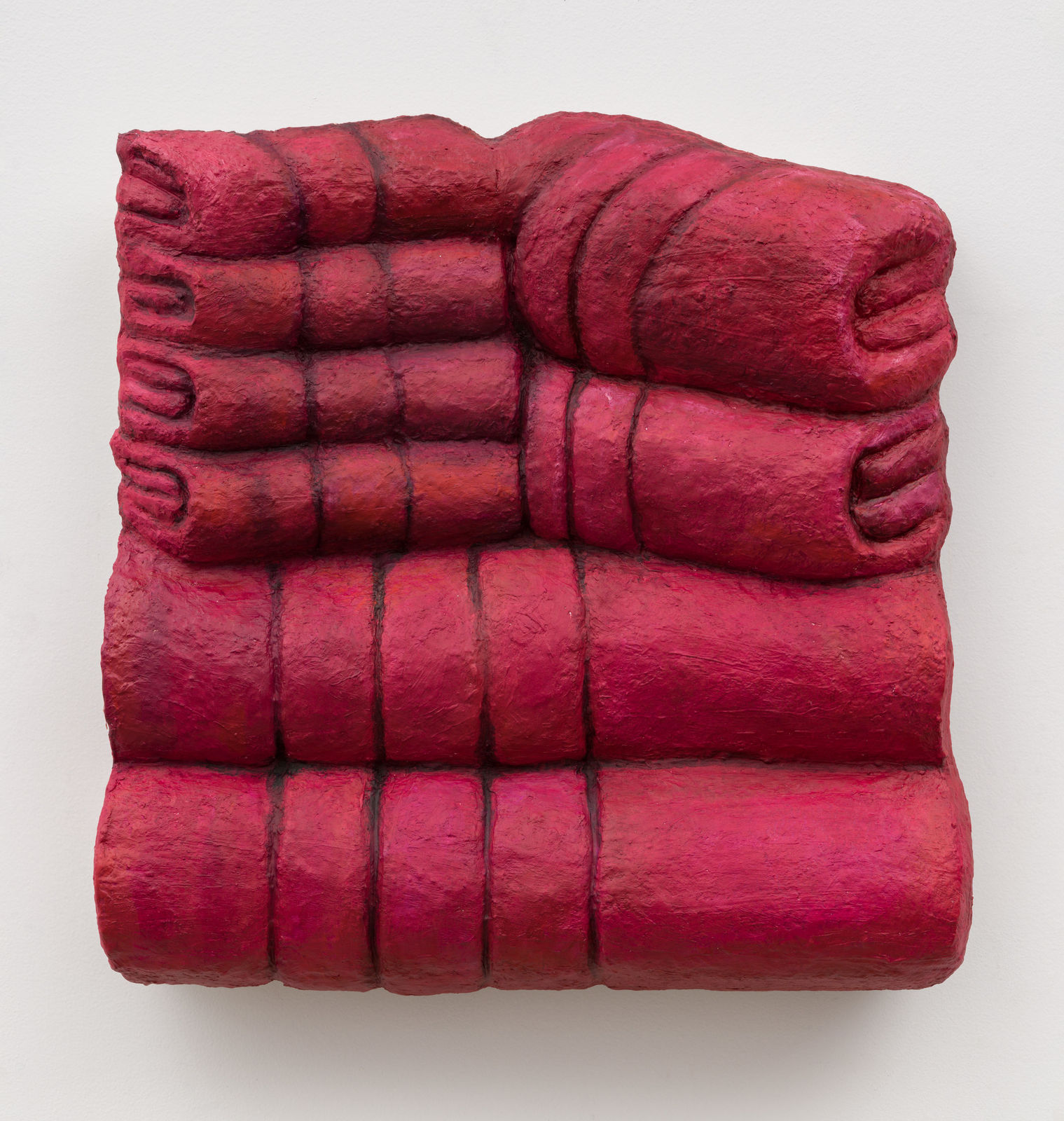 Gina Beavers, American Soft towel set in Ruby, 2024