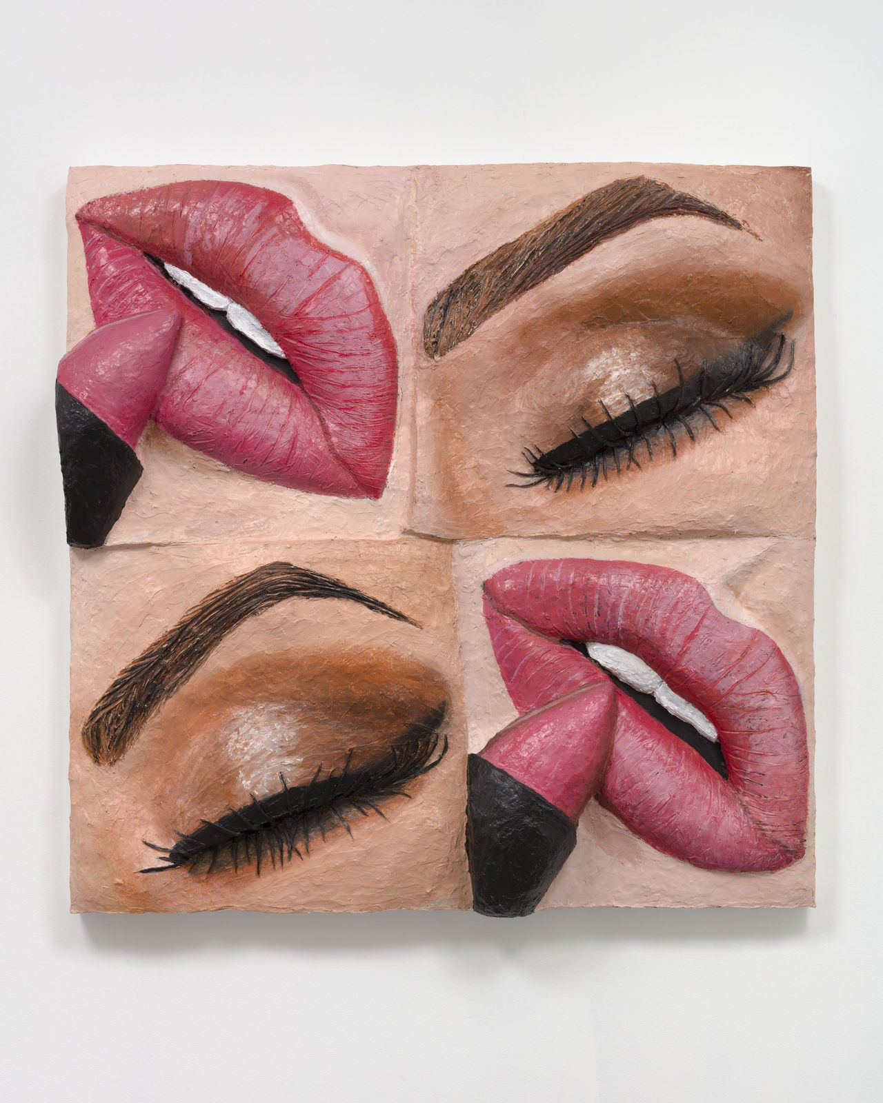 Gina Beavers, Make-Up Addicts, 2018