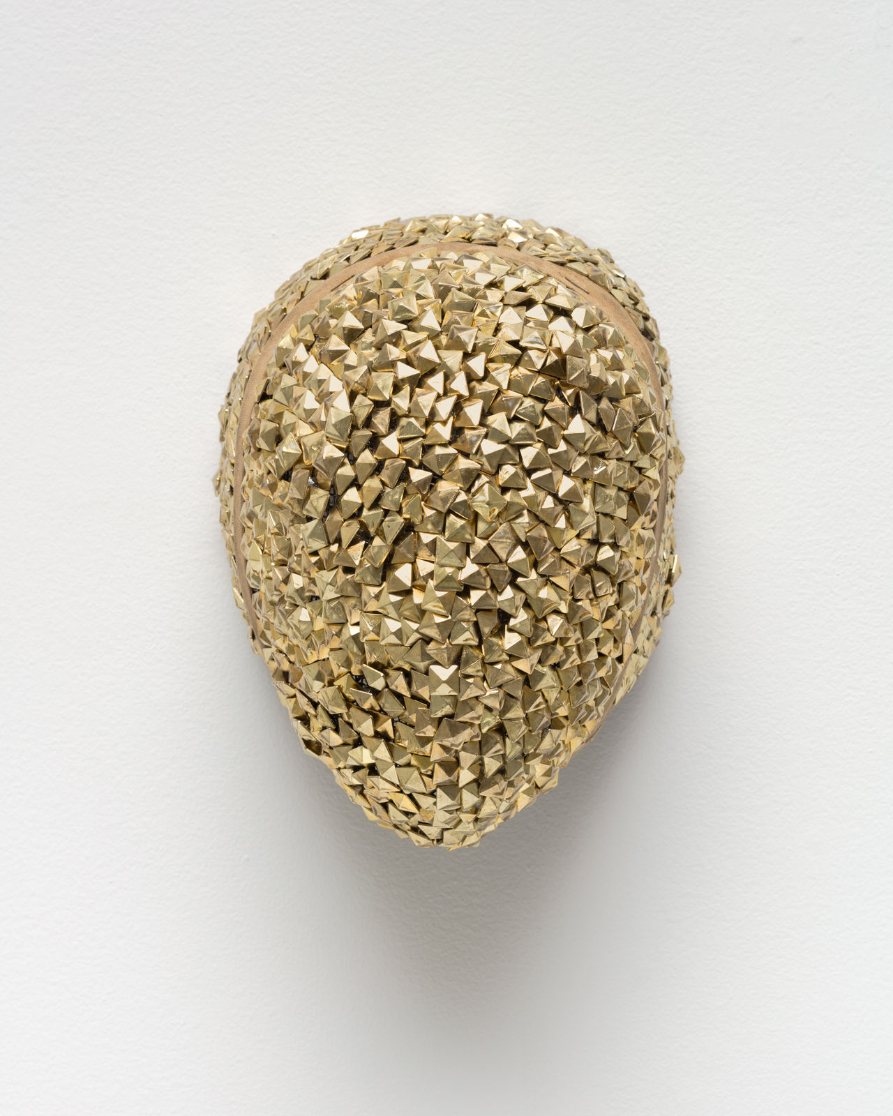Allison Janae Hamilton, Gold Warrior Mask, 2021