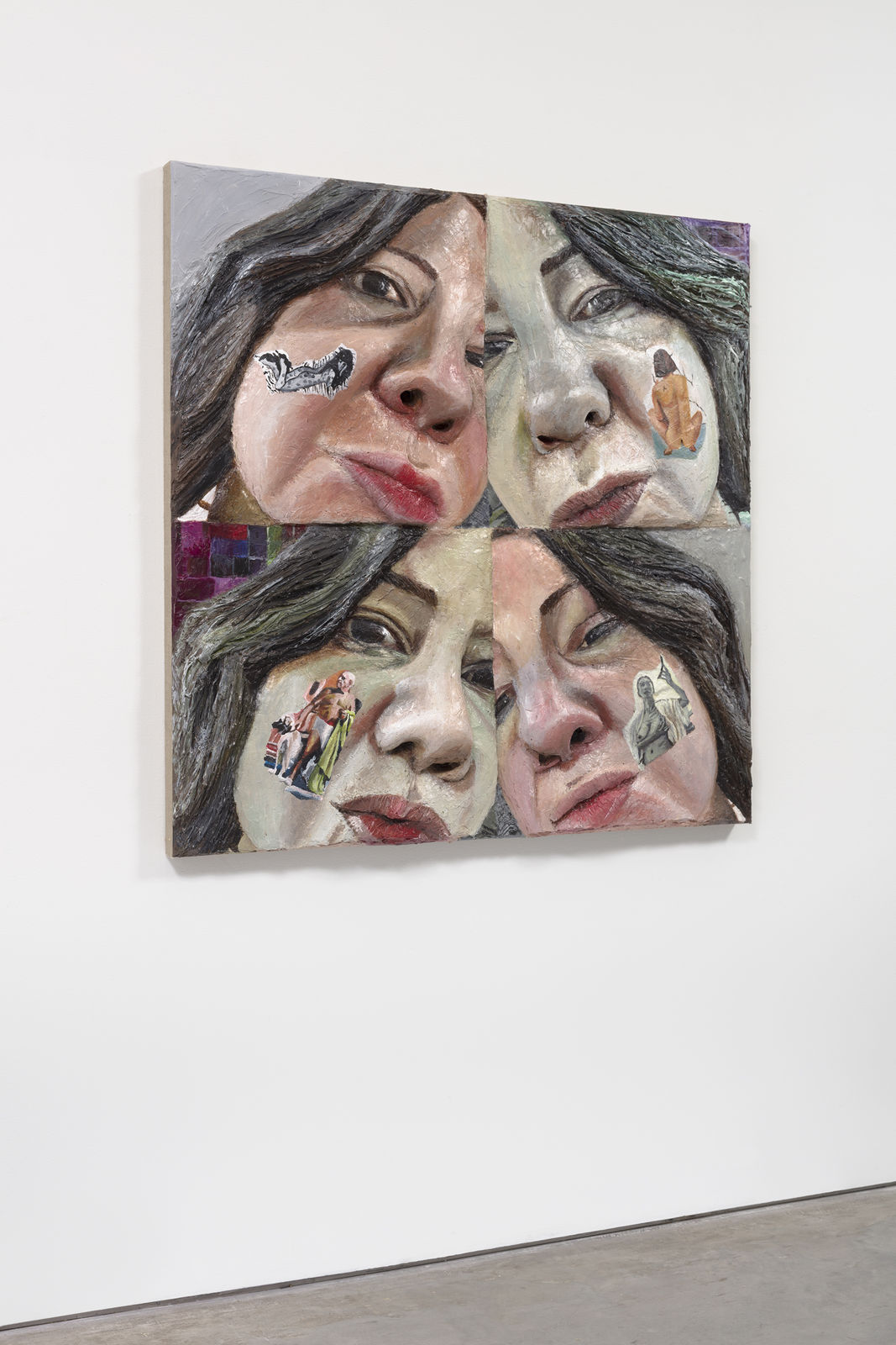 Gina Beavers, Artist nudes, Kusama, Tracey Emin, Picasso and Georgia O’Keefe, 2020