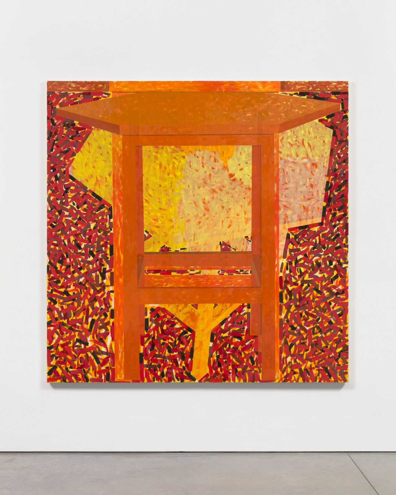 Jennifer Bartlett, From Fire Series, Table, 1989