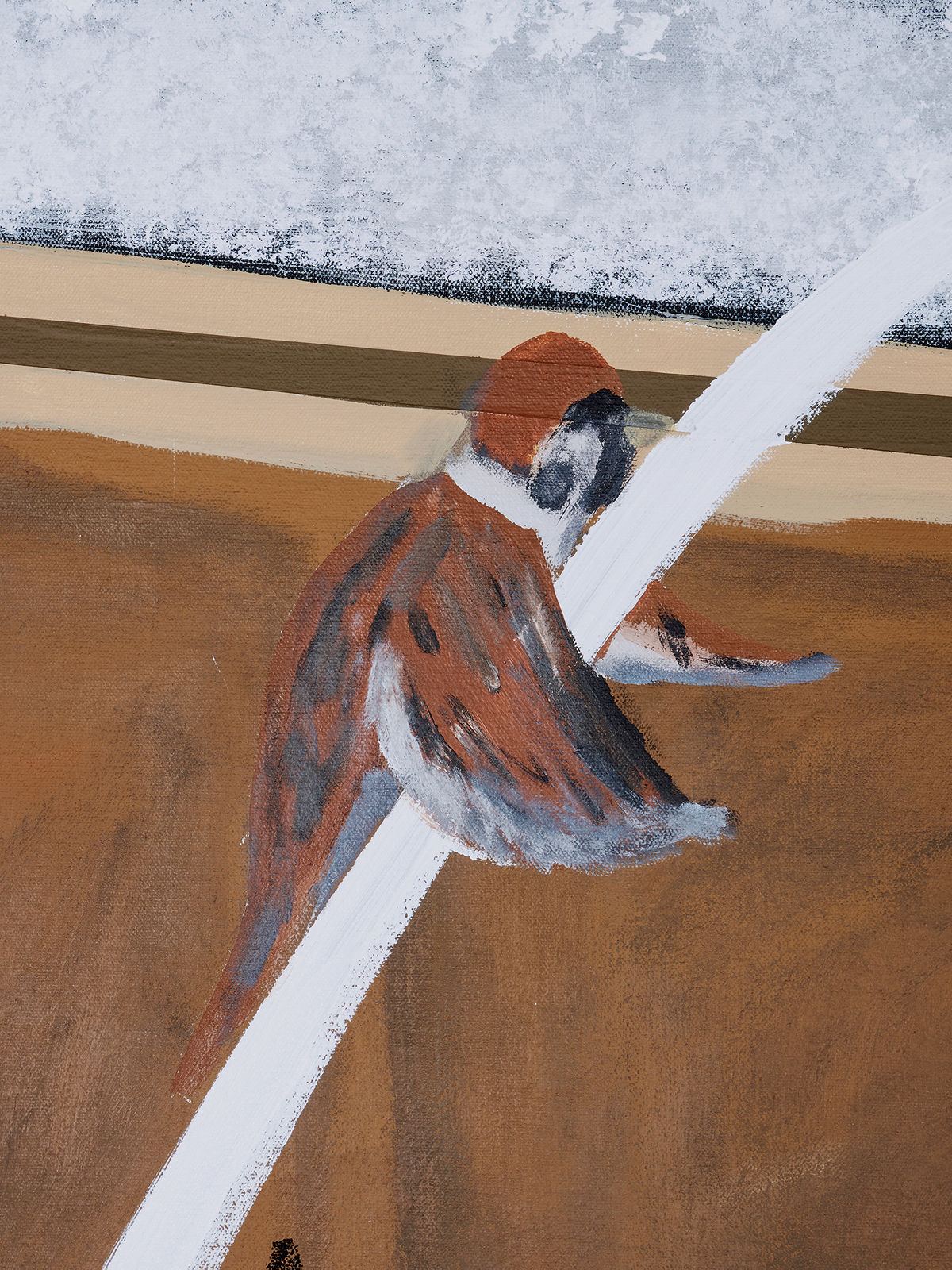 Jammie Holmes, Furs and Concrete, 2021