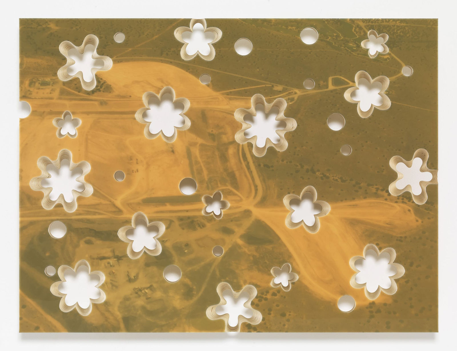 Donald Moffett, Lot 082516 (excavation), 2016