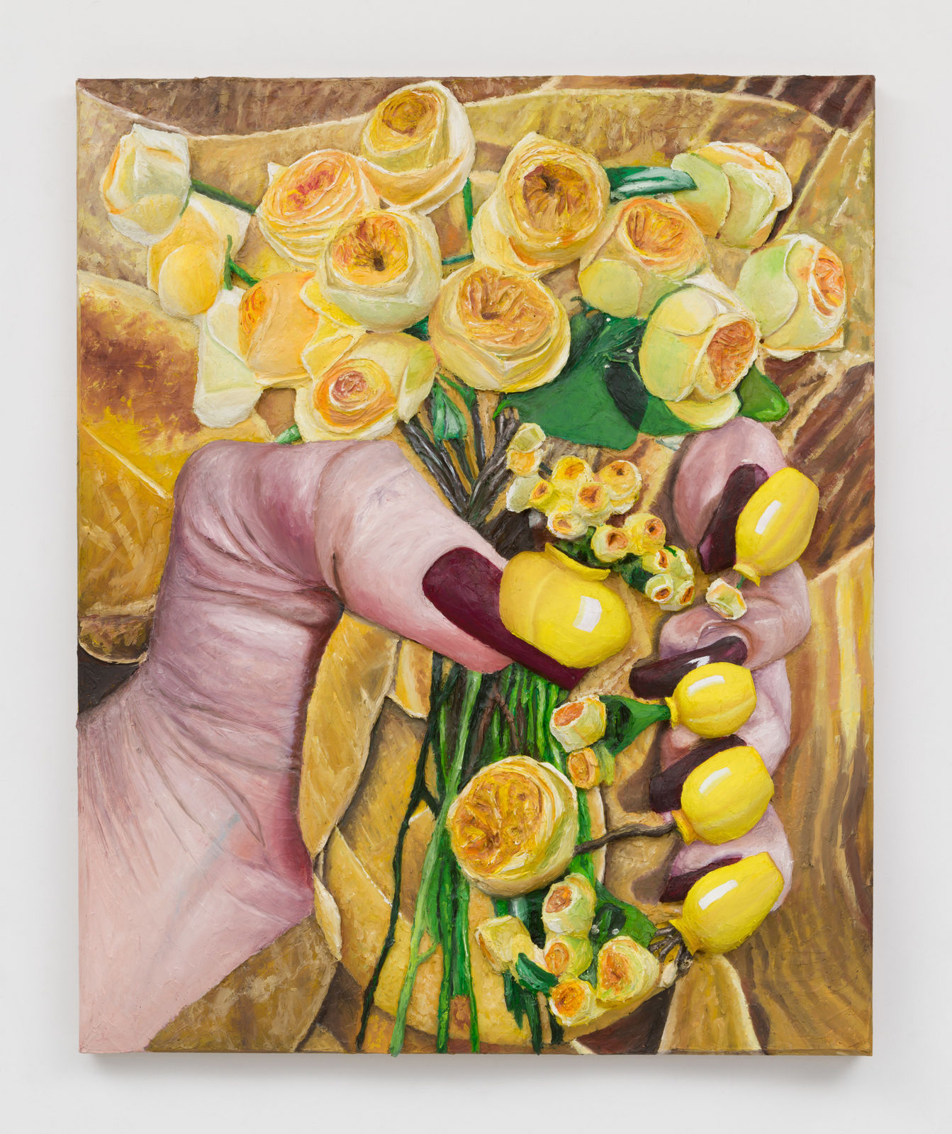 Gina Beavers, Yellow Flower Nails, 2023