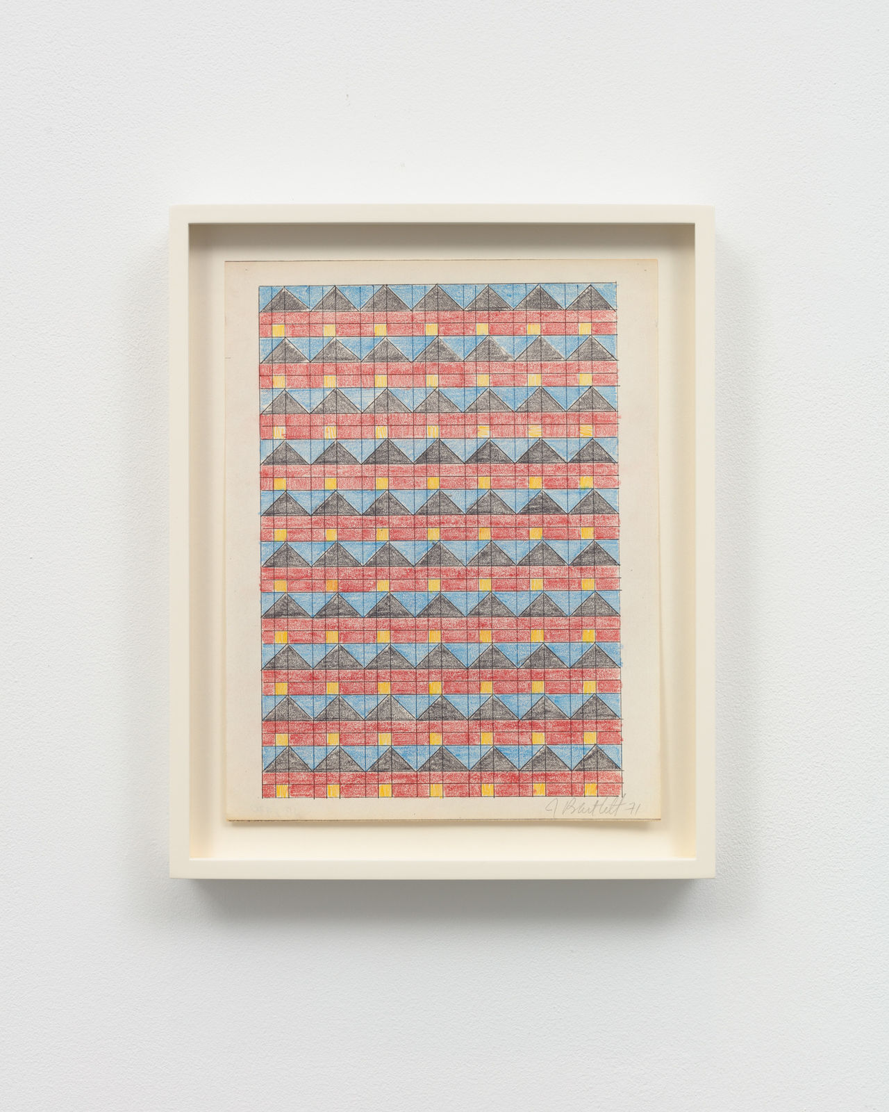 Jennifer Bartlett, Untitled, 1971