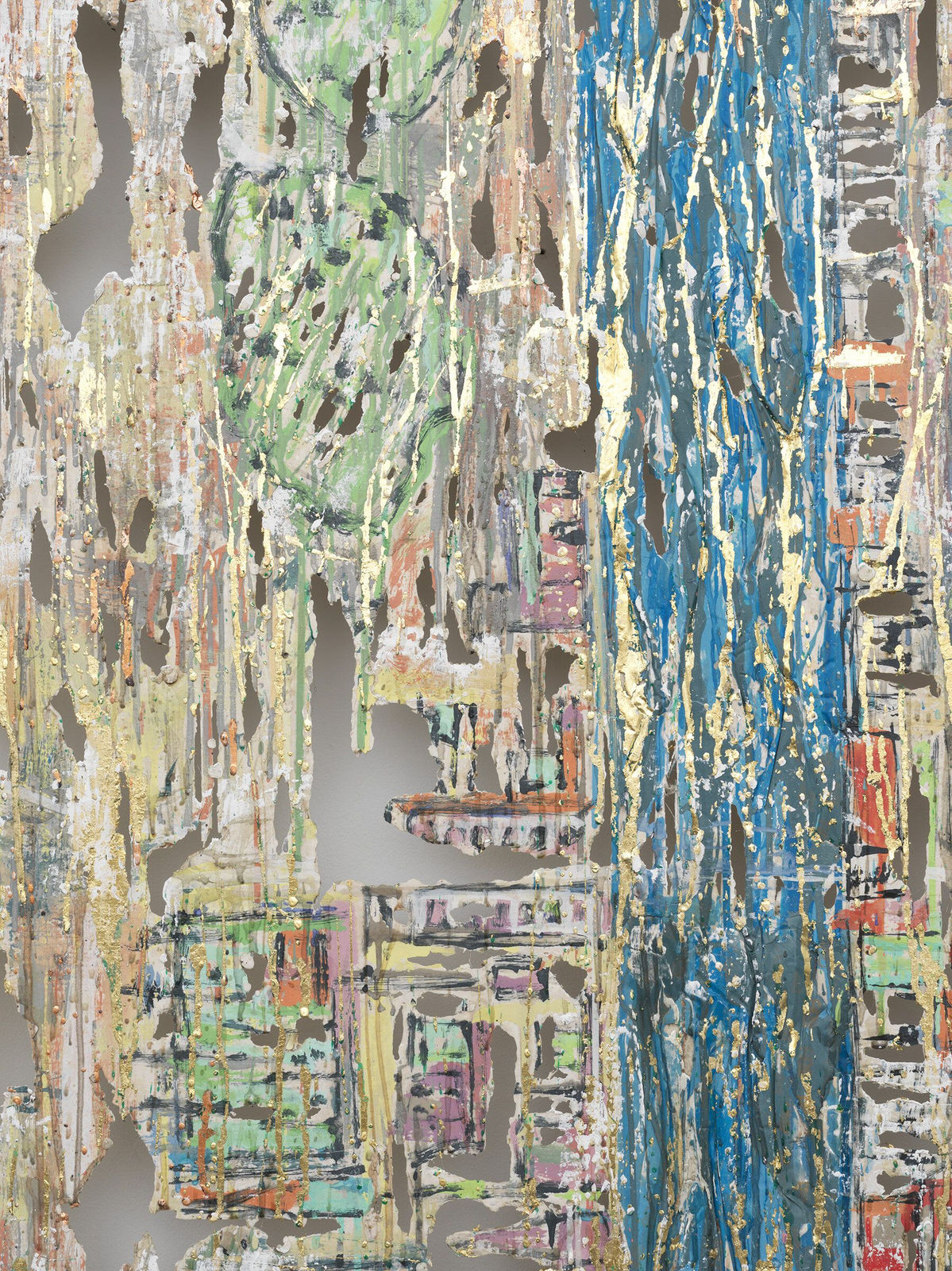 Diana Al-Hadid, Split Stream, 2017