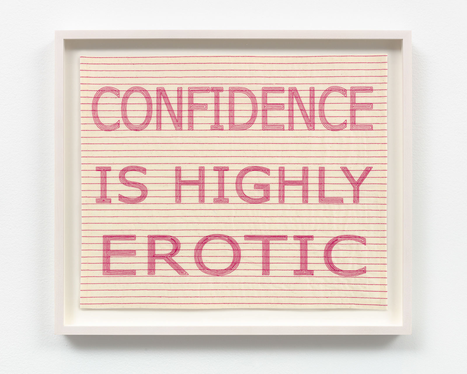 Ghada Amer, WITCHES, Confidence is highly erotic, 2023