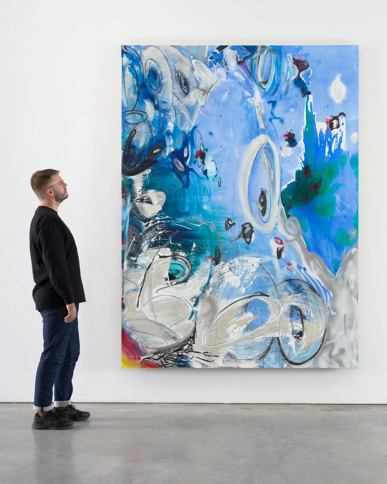 Suzanne McClelland, Falling Sky (North), 2022