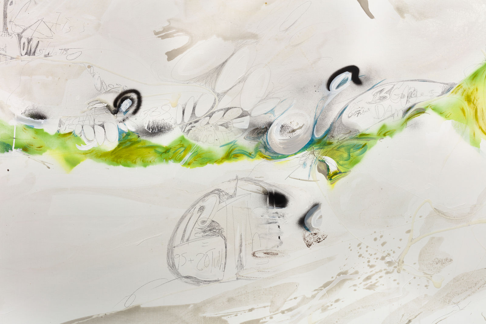 Suzanne McClelland, PASSAGES: 4 Rivers- The Yangtze in Greens, 2021