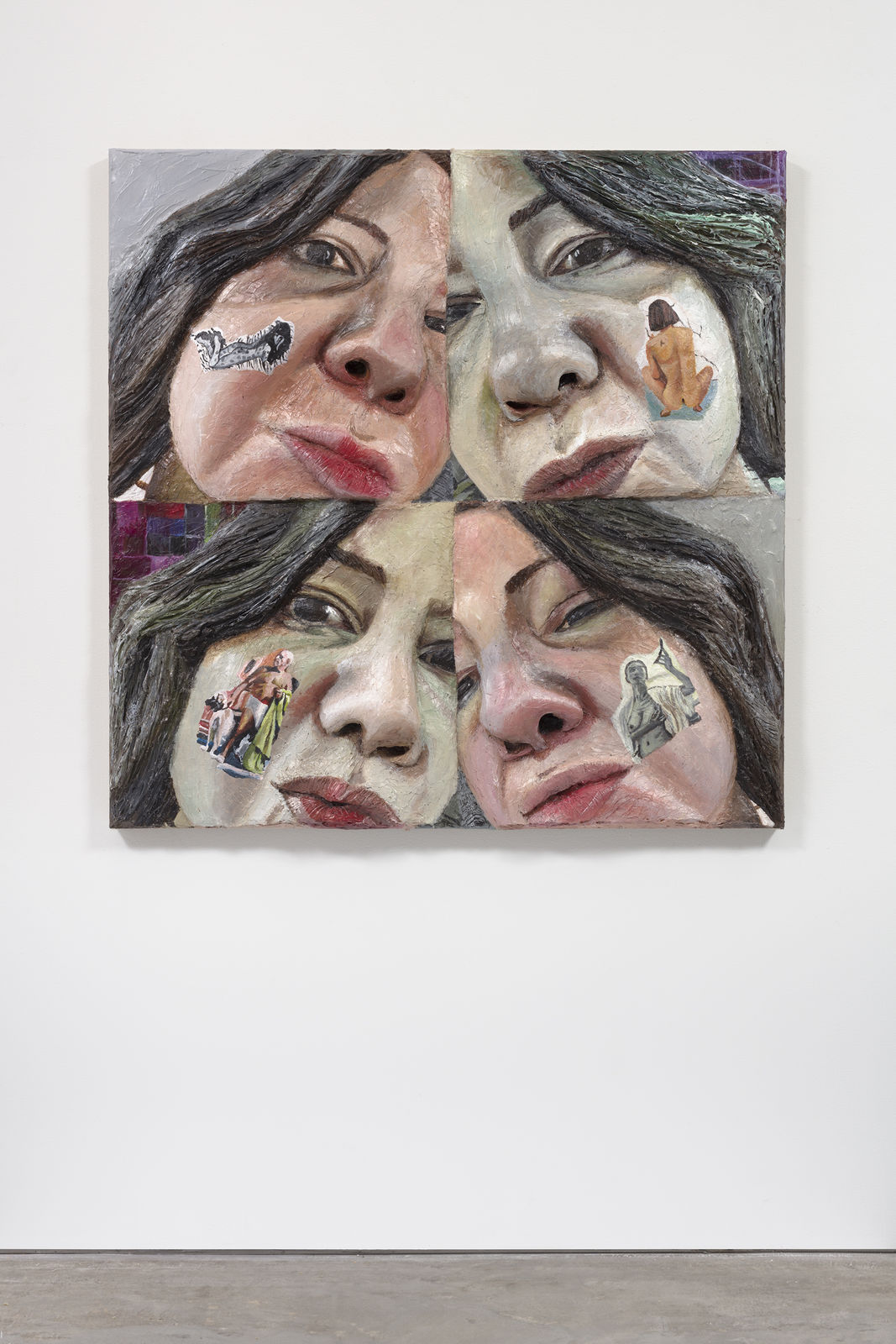 Gina Beavers, Artist nudes, Kusama, Tracey Emin, Picasso and Georgia O’Keefe, 2020