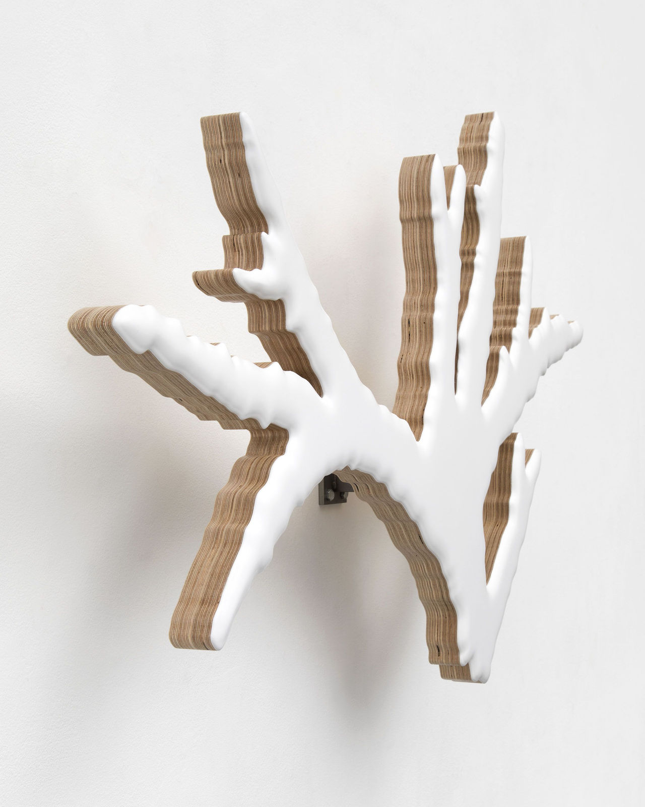 Donald Moffett, Lot 100319 (fragment Z, white), 2019