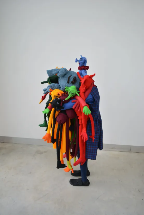 Laura Ford, Blue Girl with Demons , 2018