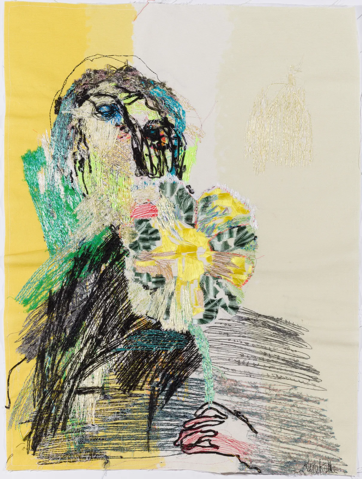 Alice Kettle, Holding Flower, 2021