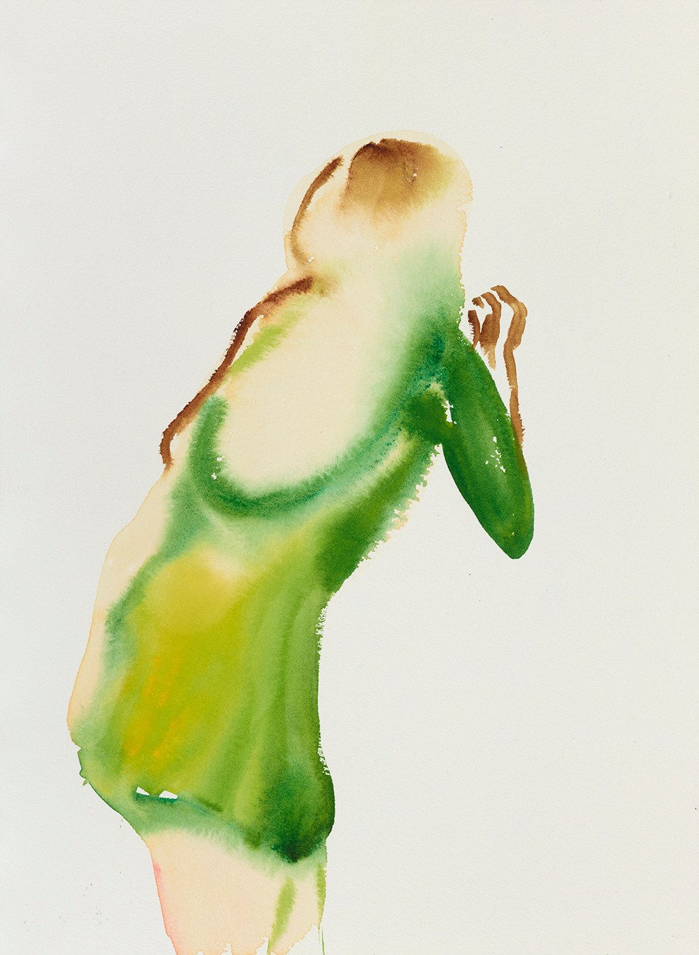 Lindsey Bull, Lipstick (watercolour), 2024