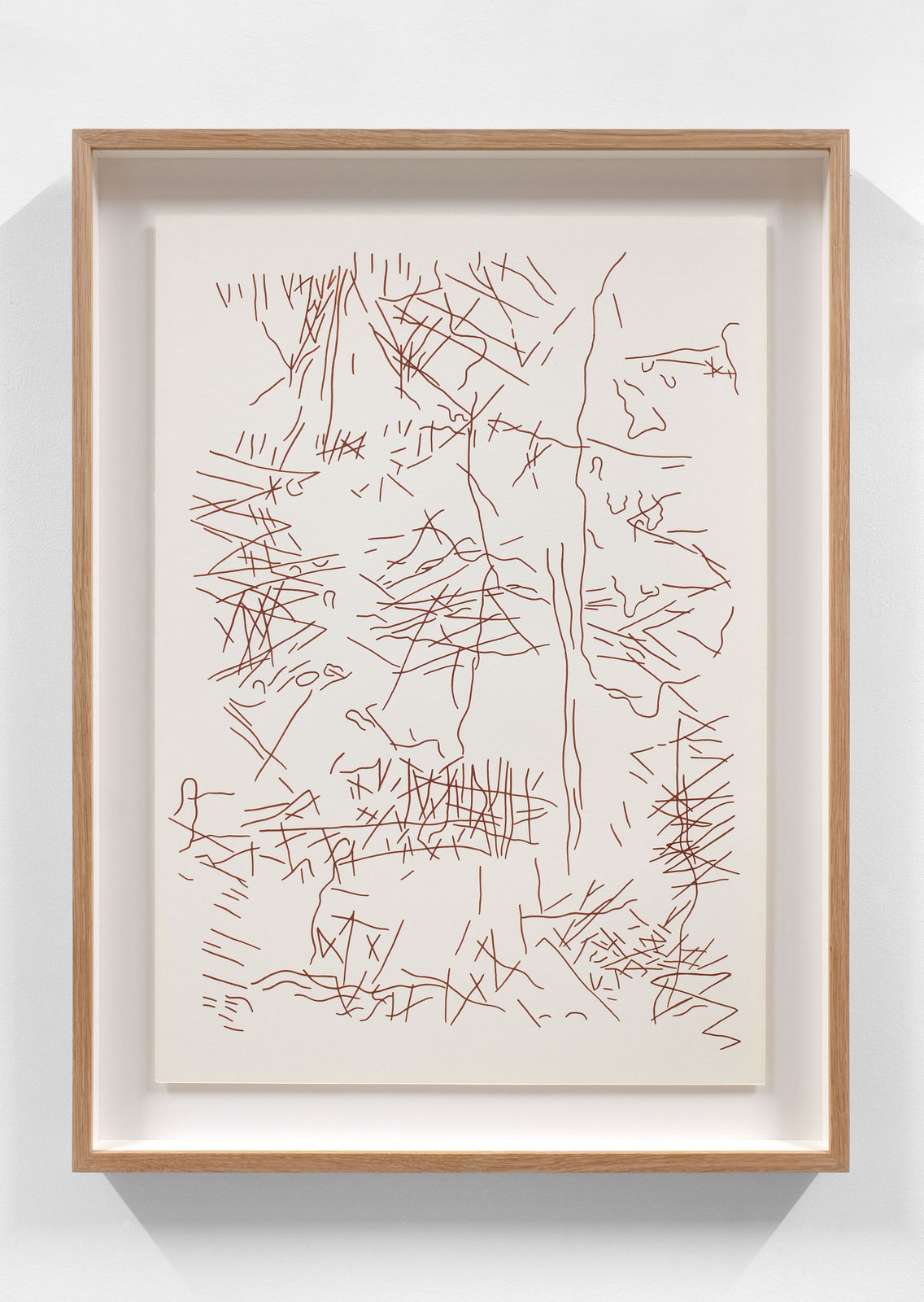 Jonathan Michael Ray, Elevation No.7 (burnt umber), 2024