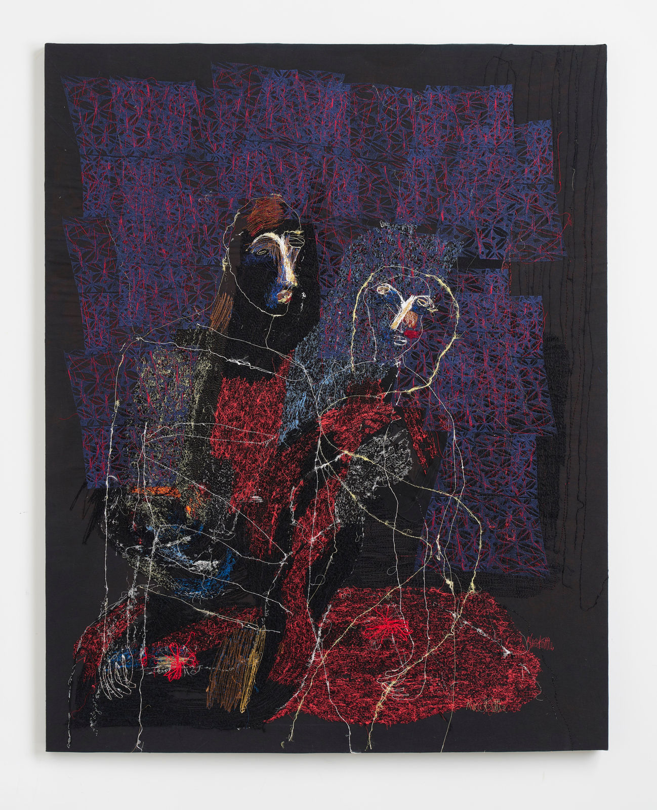 Alice Kettle, Red and Blue, 2024