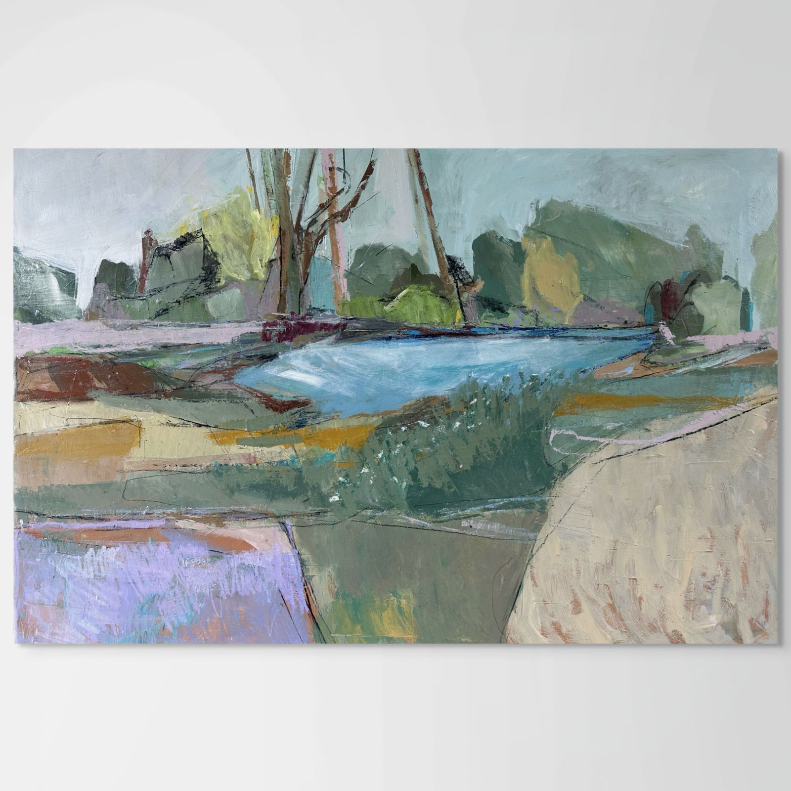 Cate West Zahl, “Virginia Glow (Forest and Stream), 2025