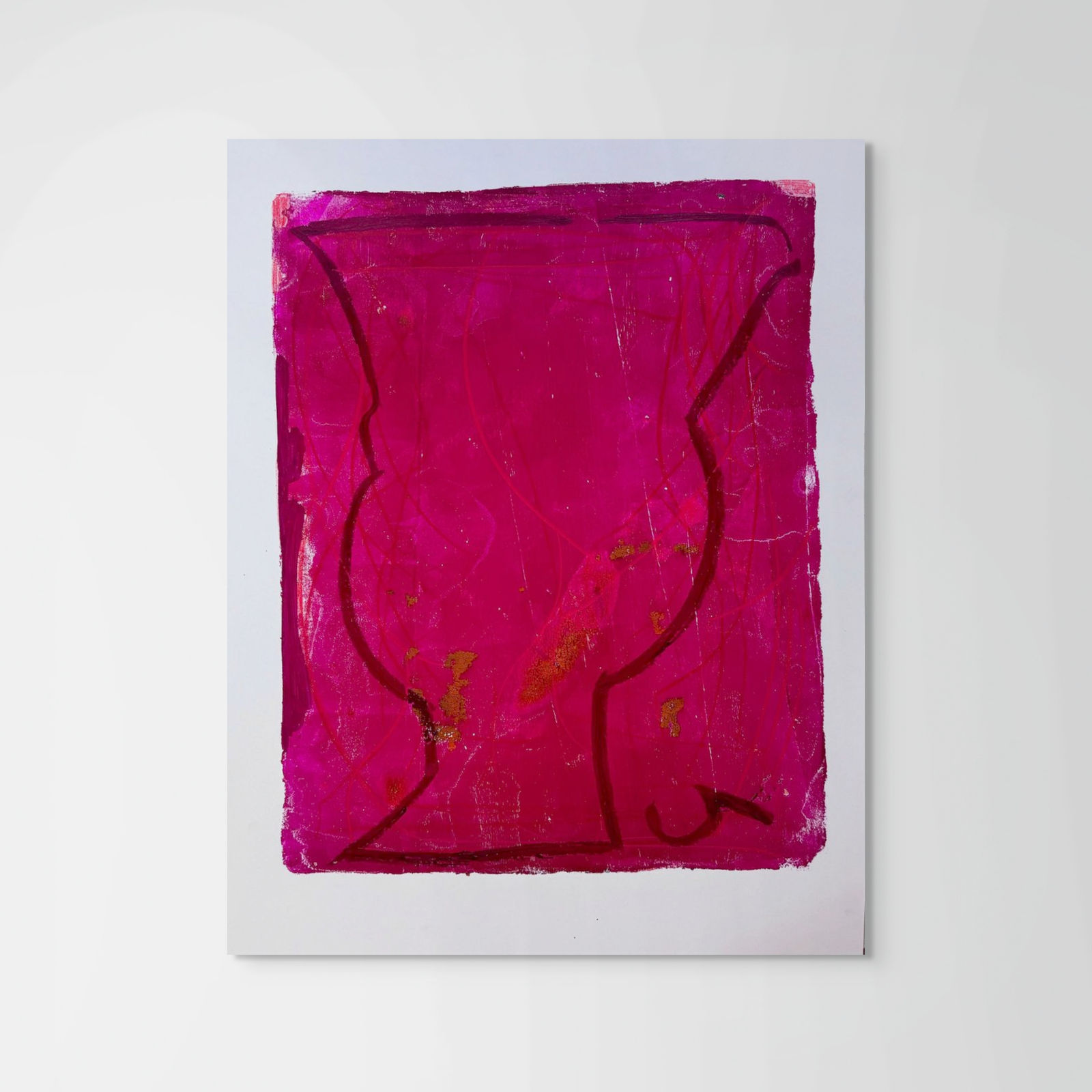 Sarah Boyts Yoder, Magenta Vessel, 2024