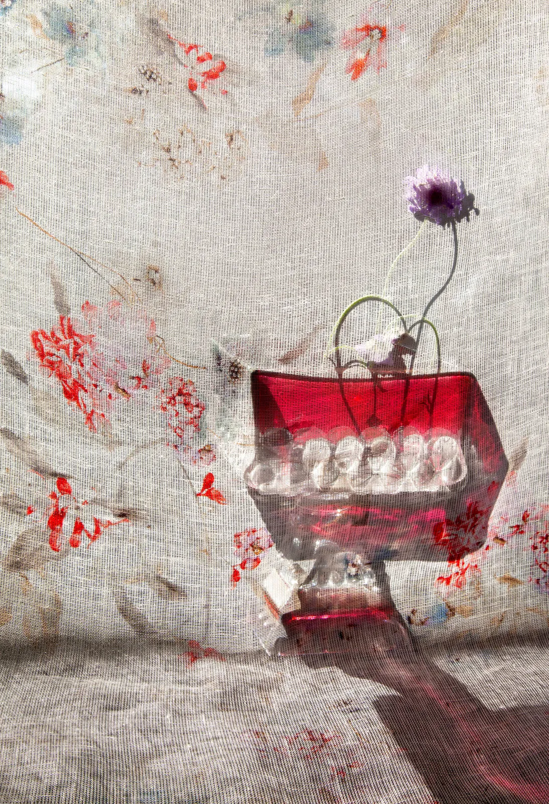 Pam Fox, Purple Flower, 2018