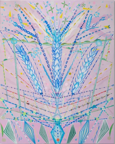 Ruby Palmer, Blue Flame, 2025