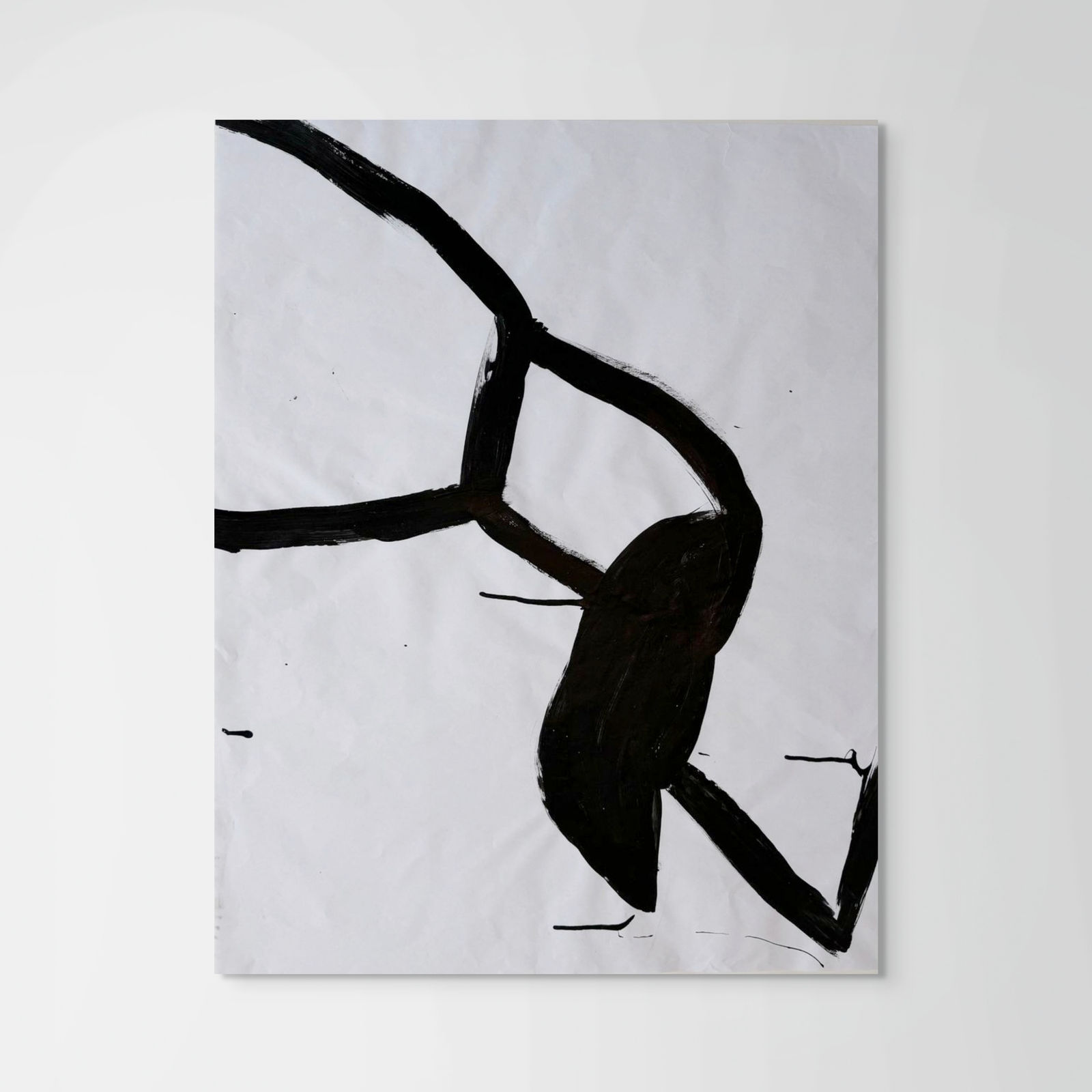 Sarah Boyts Yoder, Black and White Gesture 2, 2024