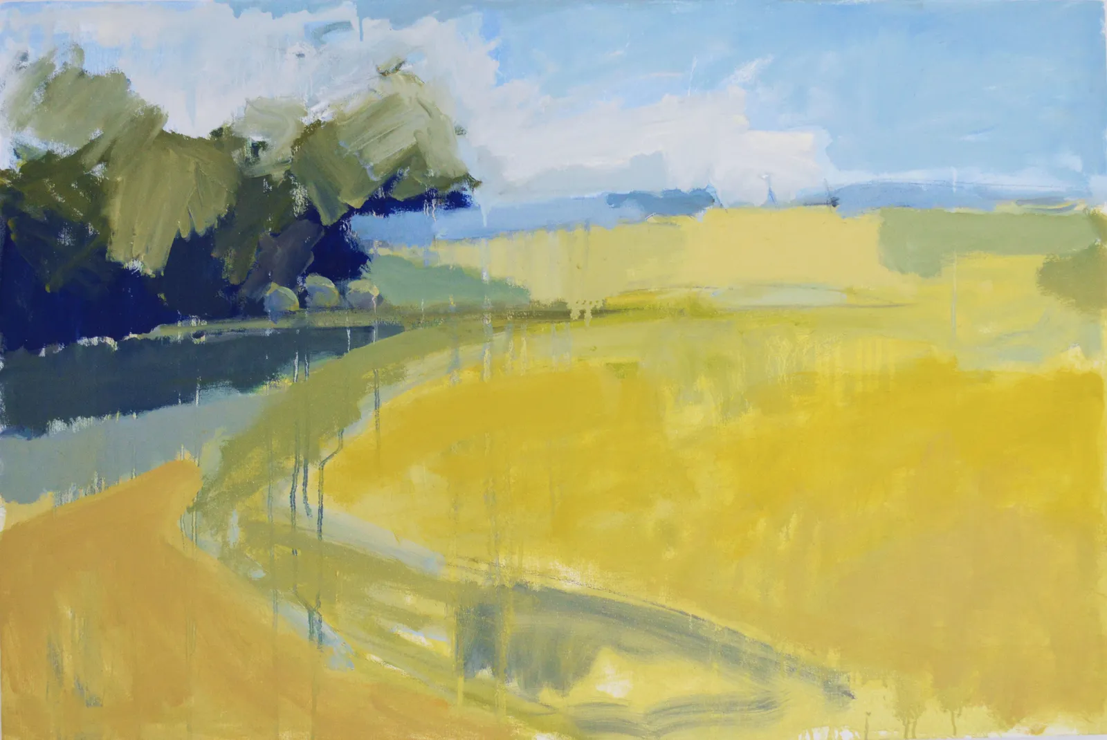 Isabelle Abbot, The Edge of the Farm, 2017