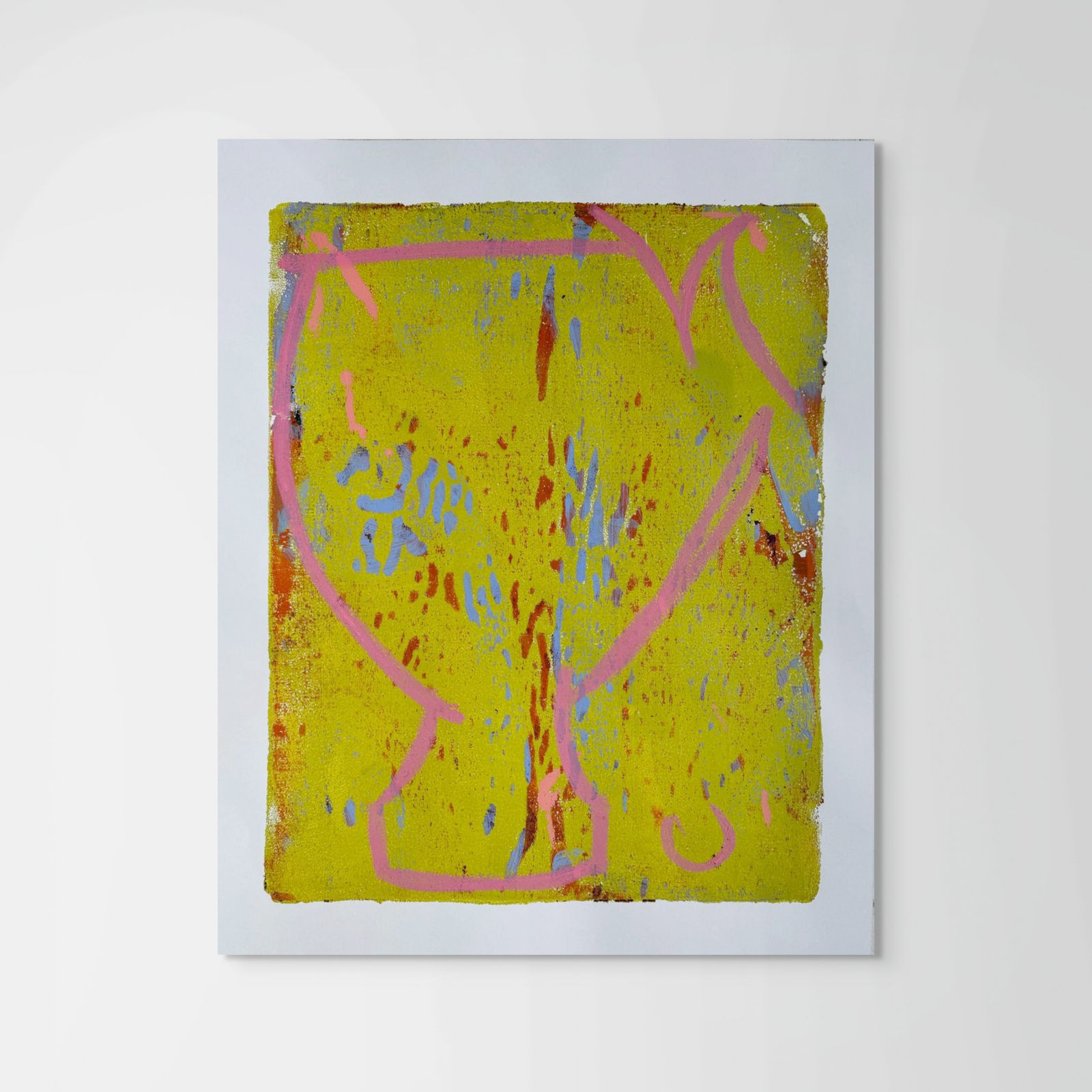 Sarah Boyts Yoder, Pink Textured Vessel, 2024