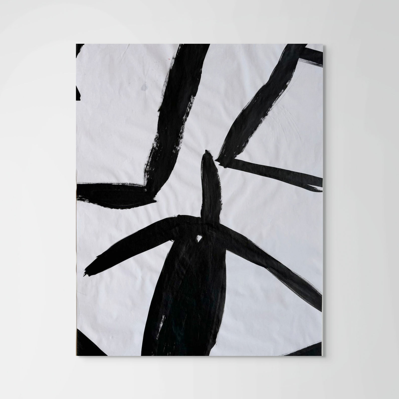 Sarah Boyts Yoder, Black and White Gesture 4, 2024