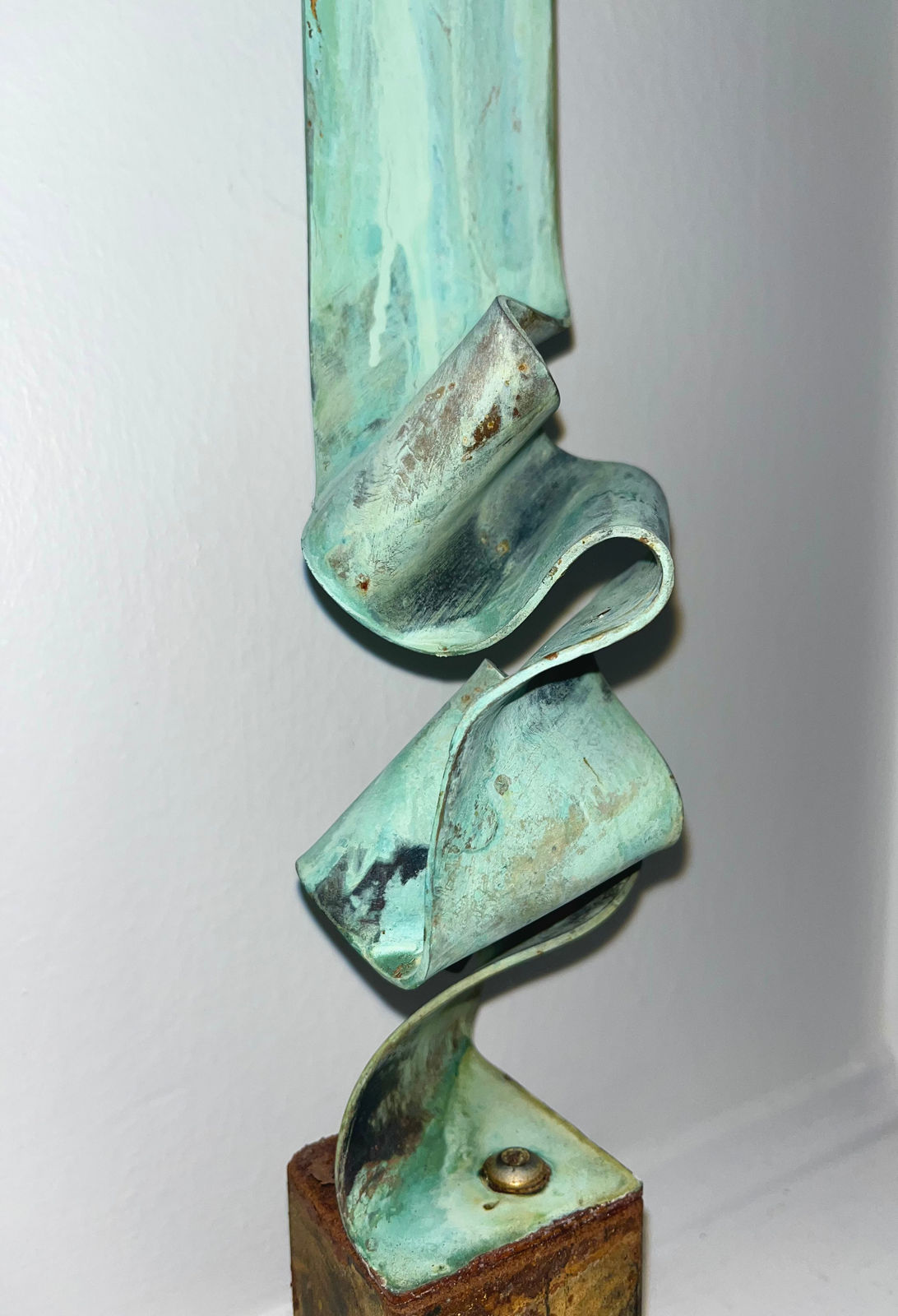 Fred Crist, Chromatic Folds Study - patina, 2024