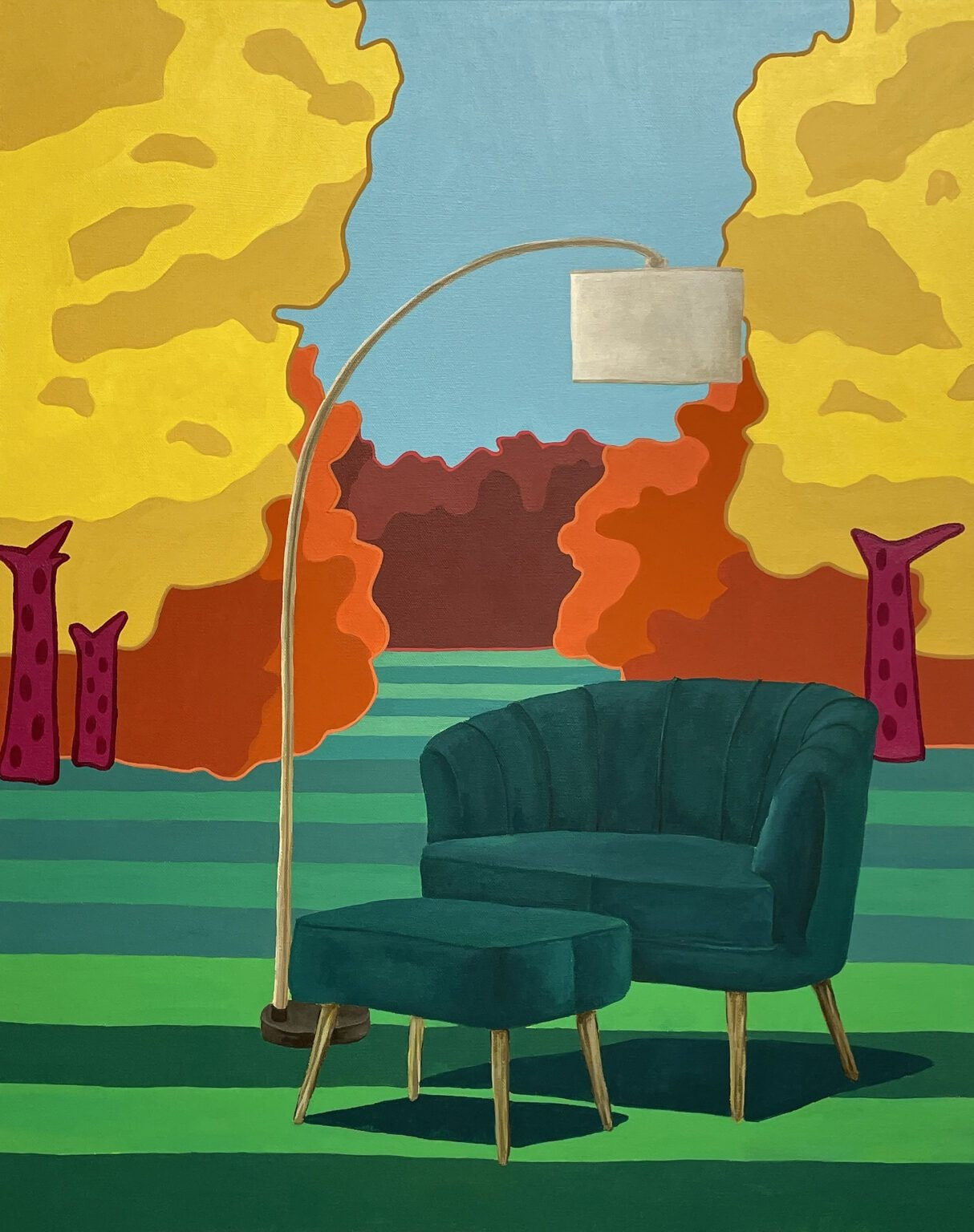 Kiera Nadeau, Reading in the Park, 2024