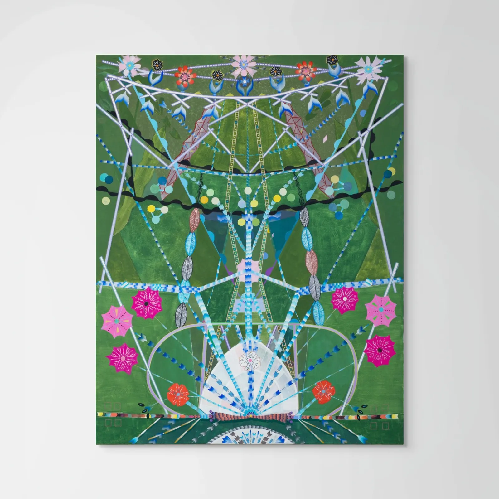 Ruby Palmer, Origin (on Green), 2025