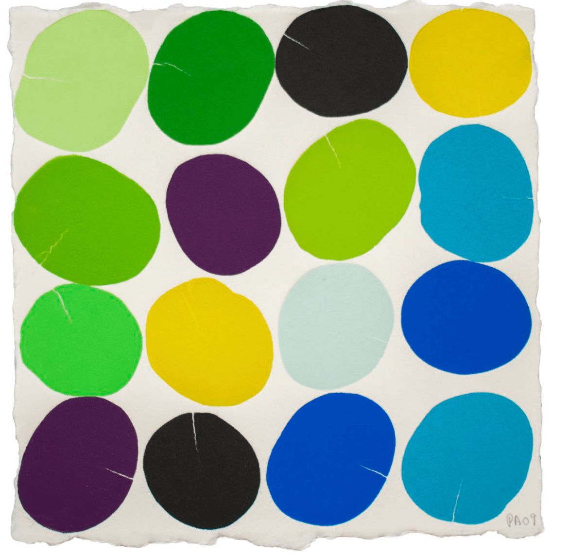 Polly Apfelbaum, Dogwood 12x12 3, 2009