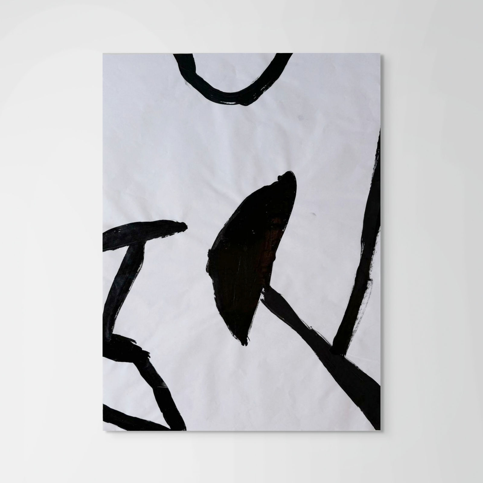 Sarah Boyts Yoder, Black and White Gesture 3, 2024