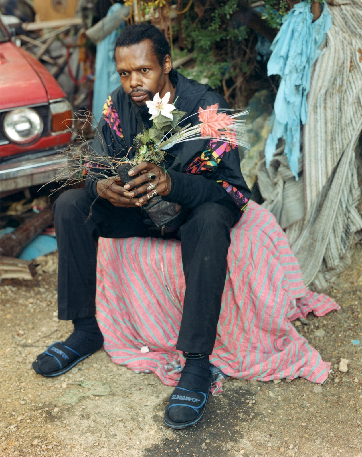 Elijah Gowin, Lonnie with Flowers, 1997