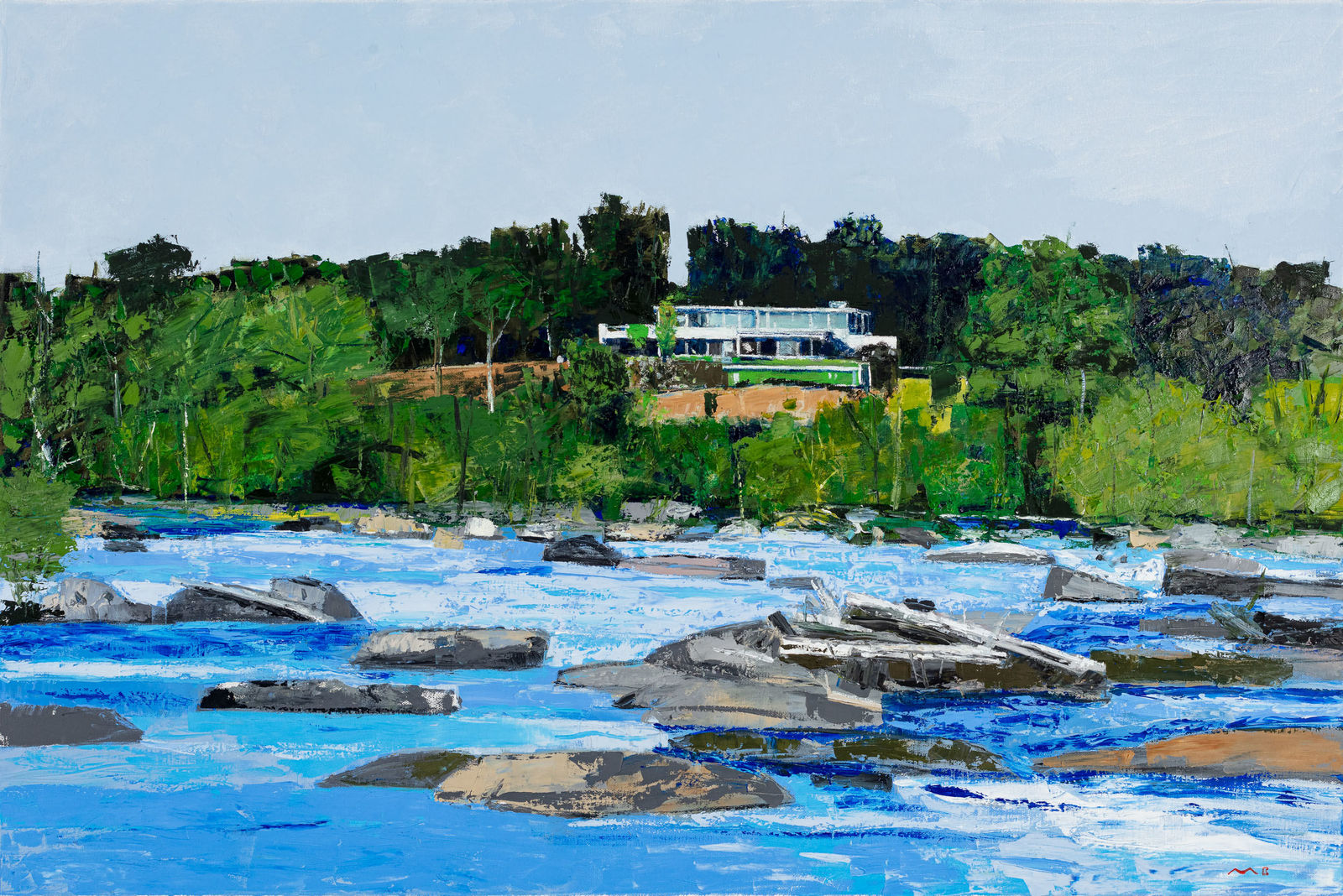 Mac Ball, Mid-Century Masterpiece (Ambassador Walter L. Rice Residence, James River, Richmond, 2024