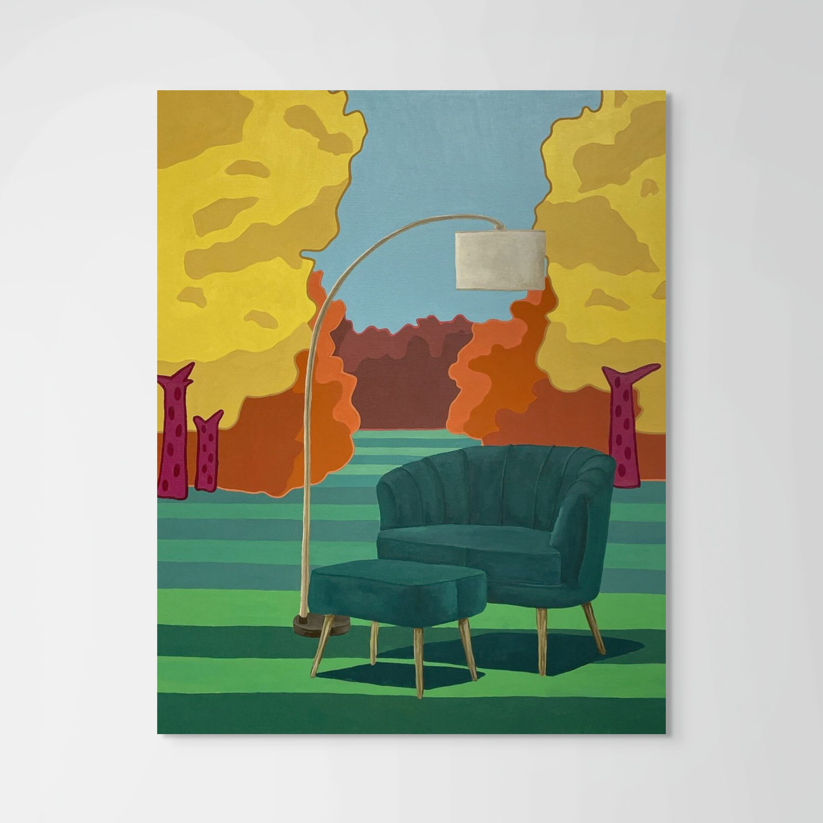 Kiera Nadeau, Reading in the Park, 2024