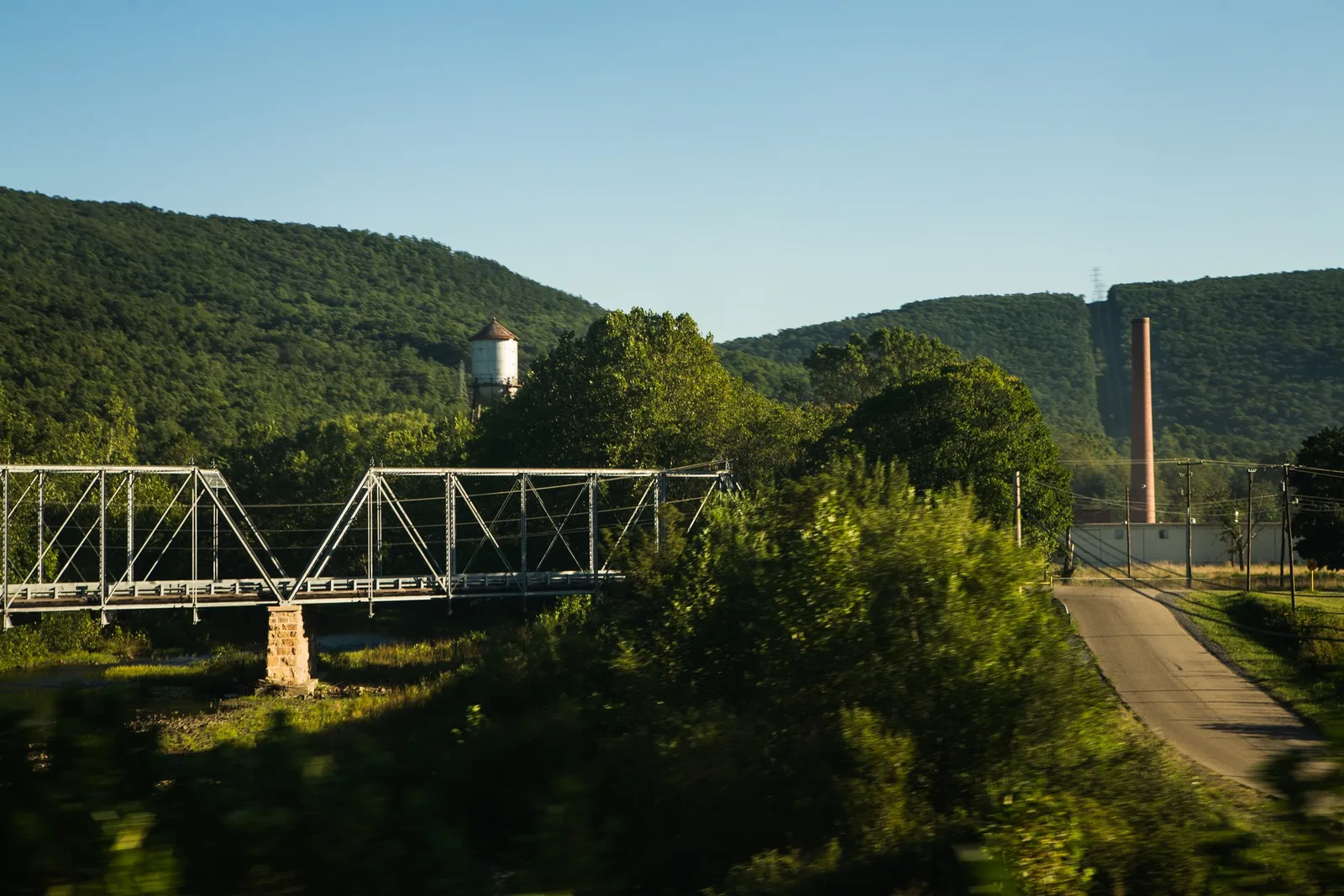 Stacey Evans, Goshen Truss Bridge, Virginia, 5:01:25PM, Cardinal Route, Fall, 2007