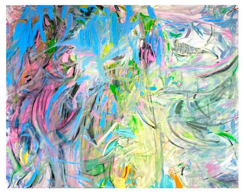 Lauren Moses, It sounded like rain (until it curved), 2024