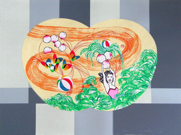 Jiha Moon, Lichtenstein's Peaches, 2008