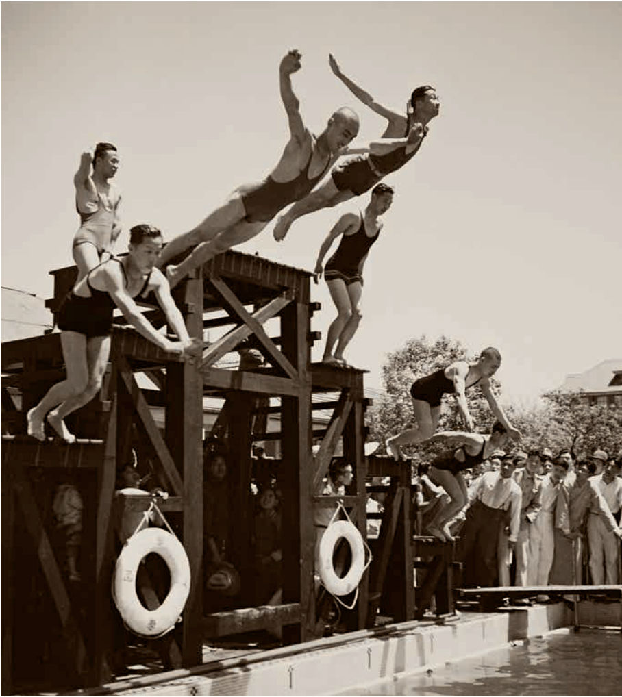 JIN Shisheng 金石声, 校园运动会 Campus Sports Events, 1930s