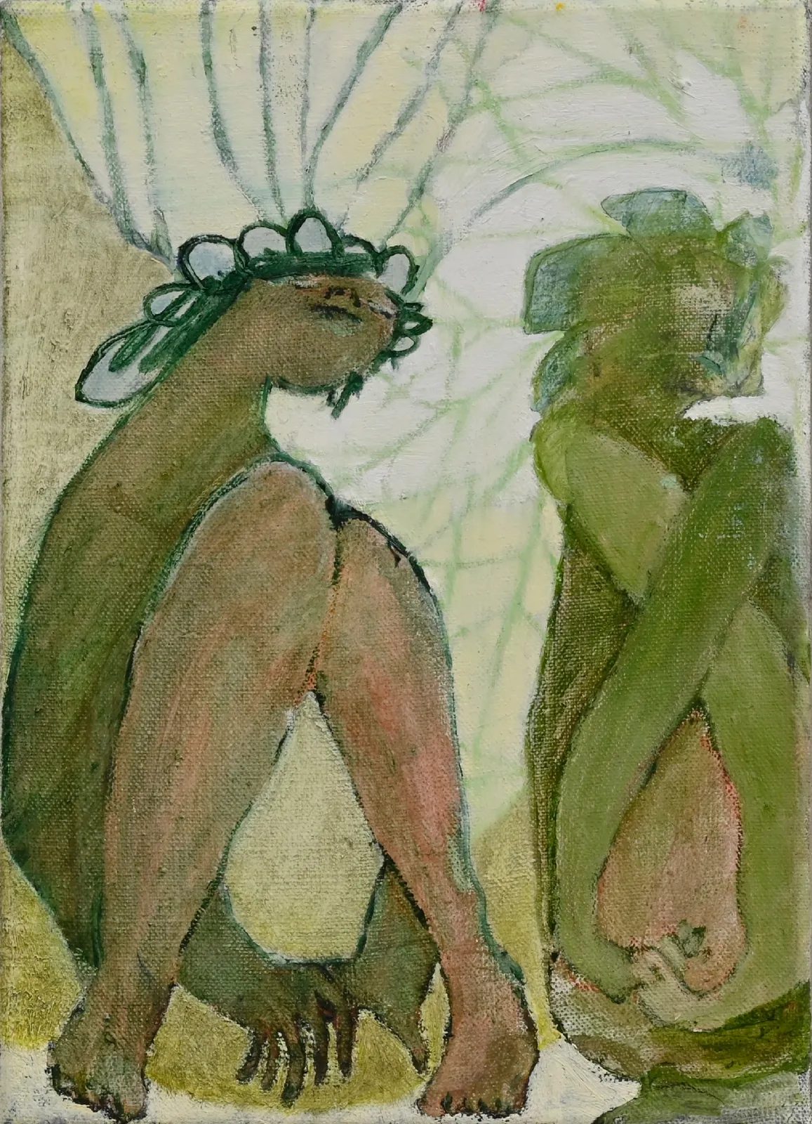 Eva Haupt 伊娃·豪普特, 路旁的菊苣 Wegwartewarte, 2024