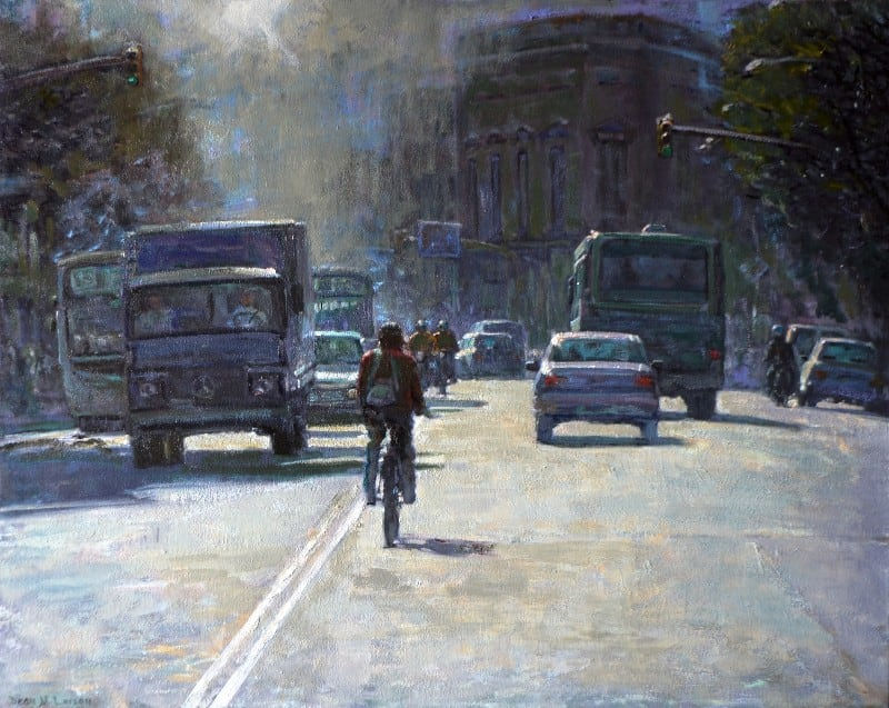Dean Larson, "Sunlit Street"