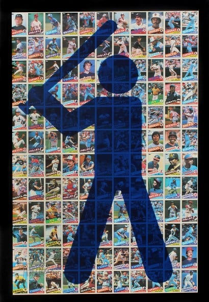Todd Pierce, "Topps 1985 (Dark Blue)", 2017
