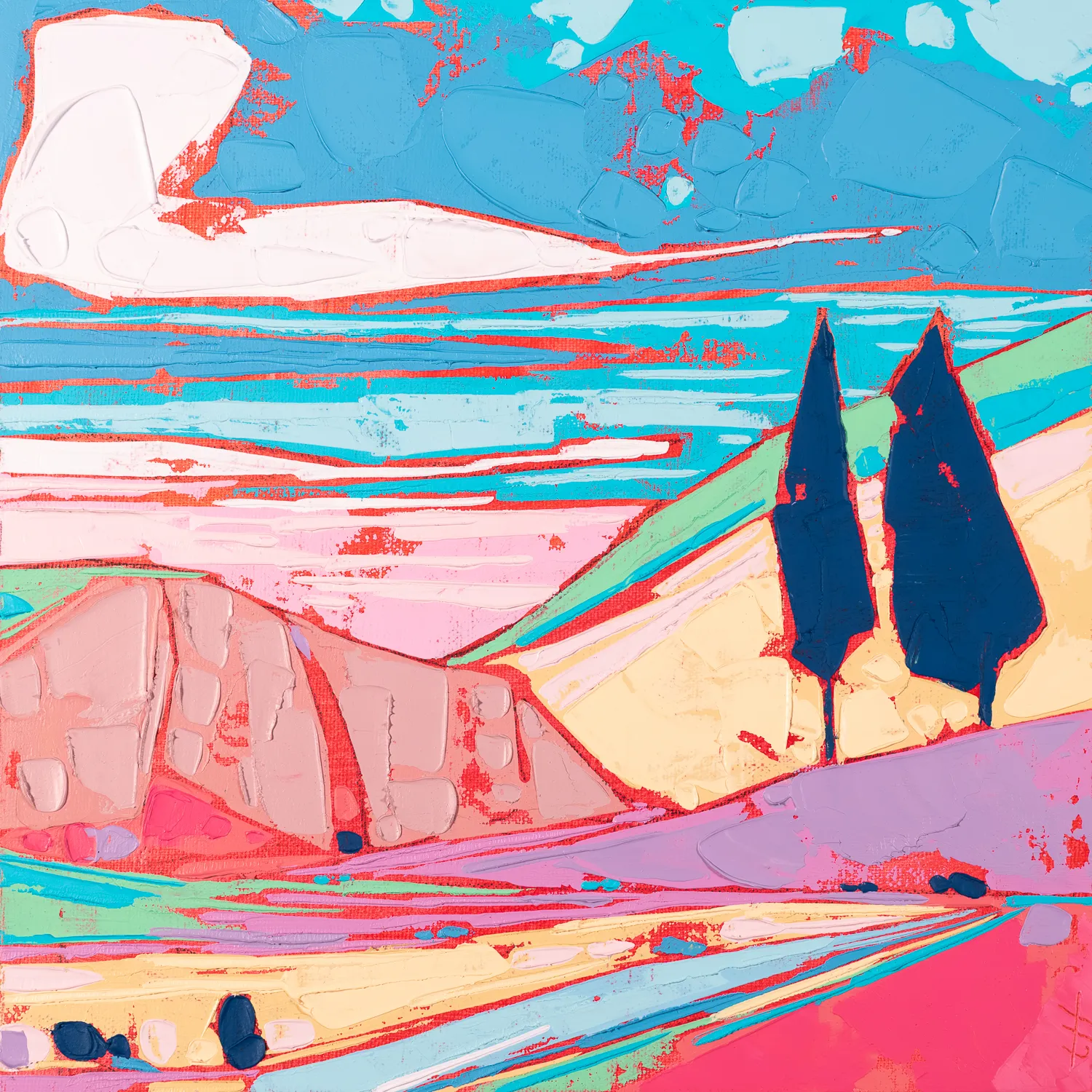 Tamara Hastie, "A Clear View IX", 2025