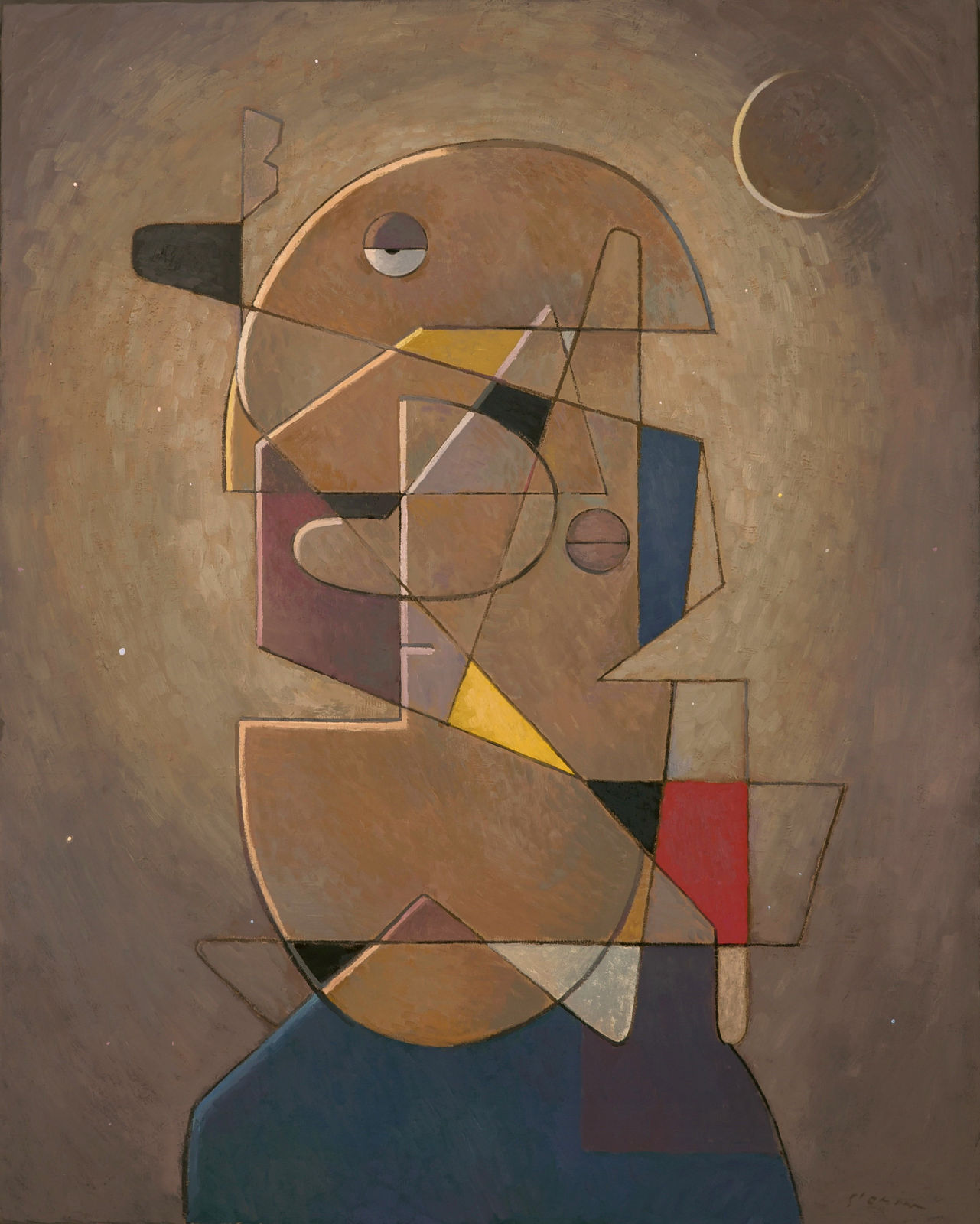 David Michael Slonim, "Head of a Man", 2025