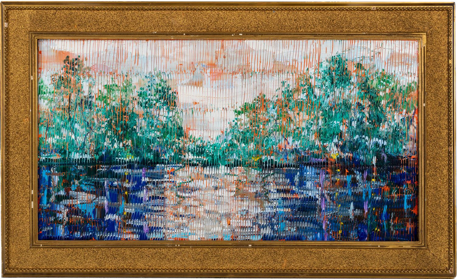 Hunt Slonem, "Bayou Teche St. Marys", 2021