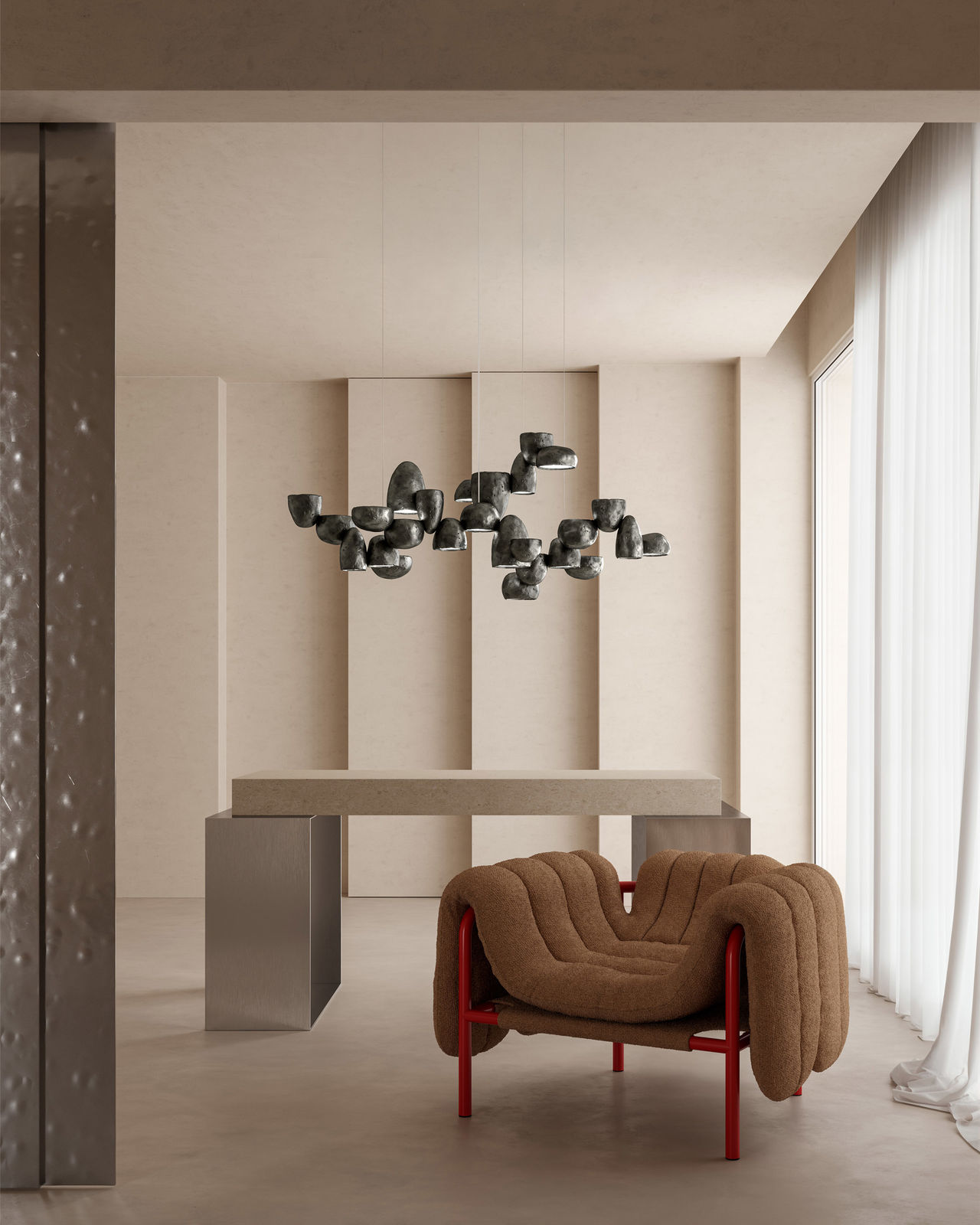 Giopato & Coombes, Scarabei Chandelier Linear 120