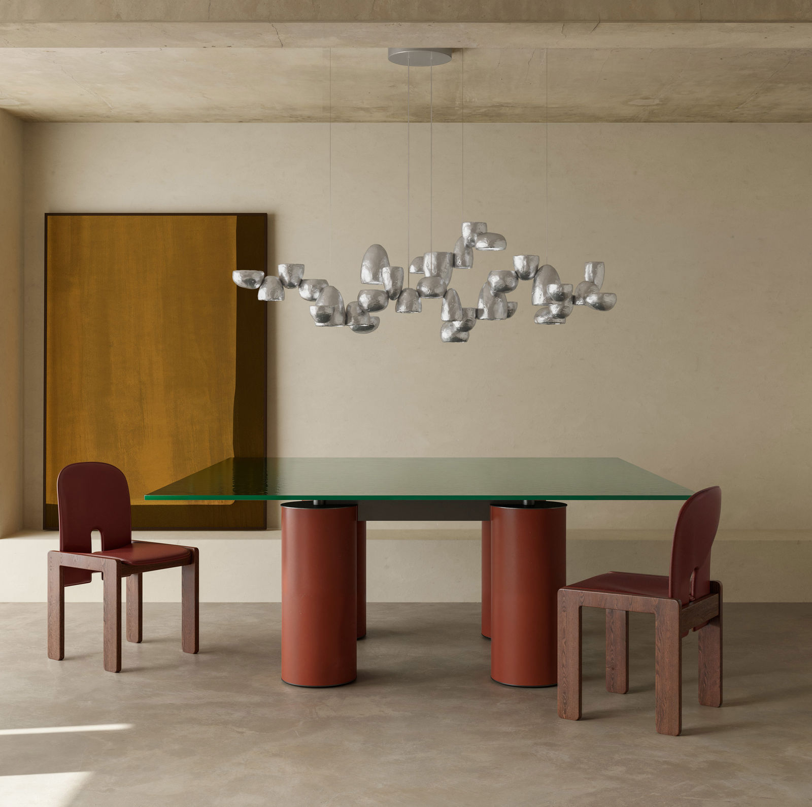 Giopato & Coombes, Scarabei Chandelier Linear 155