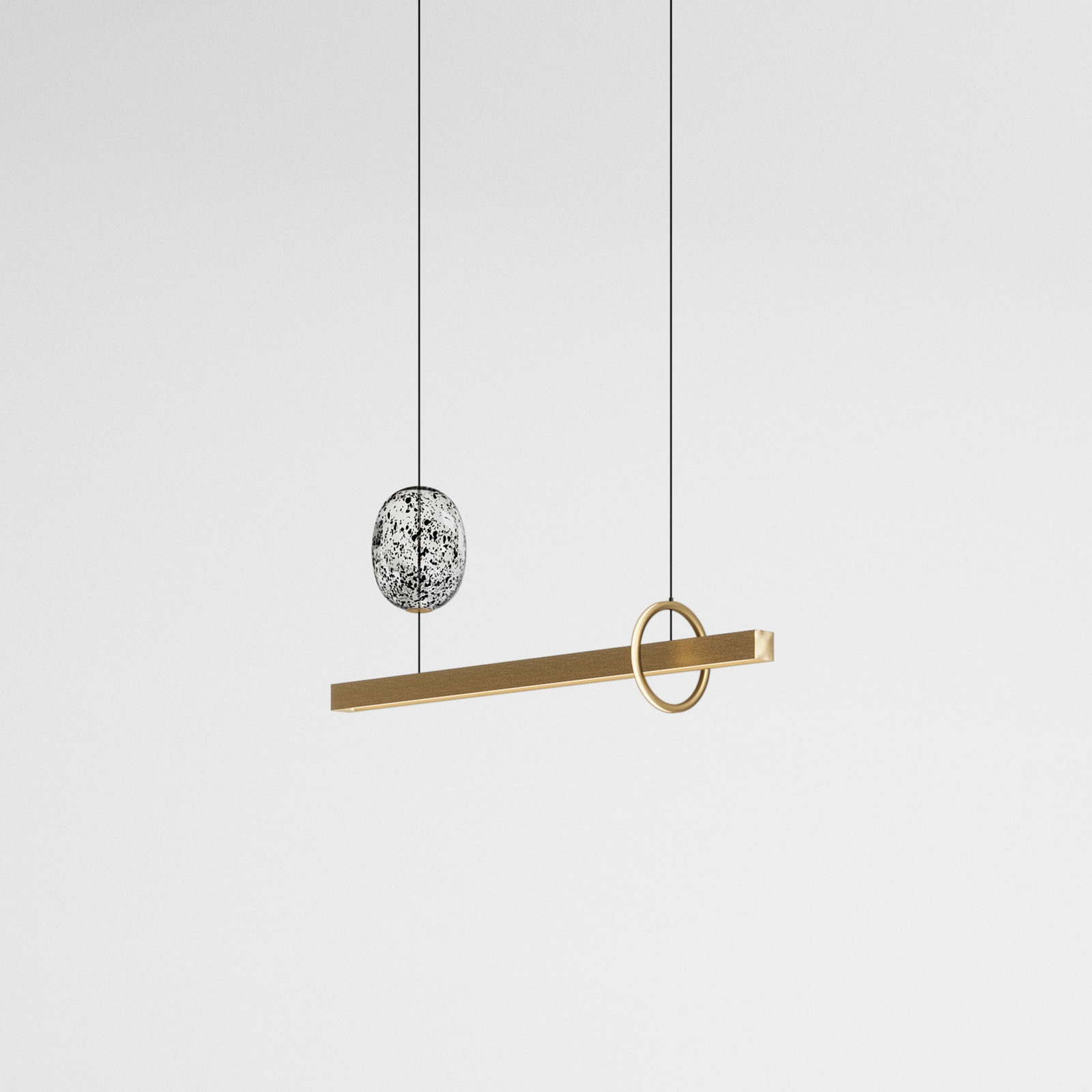 Giopato & Coombes, Milky Way Pendant Horizontal Elements 120